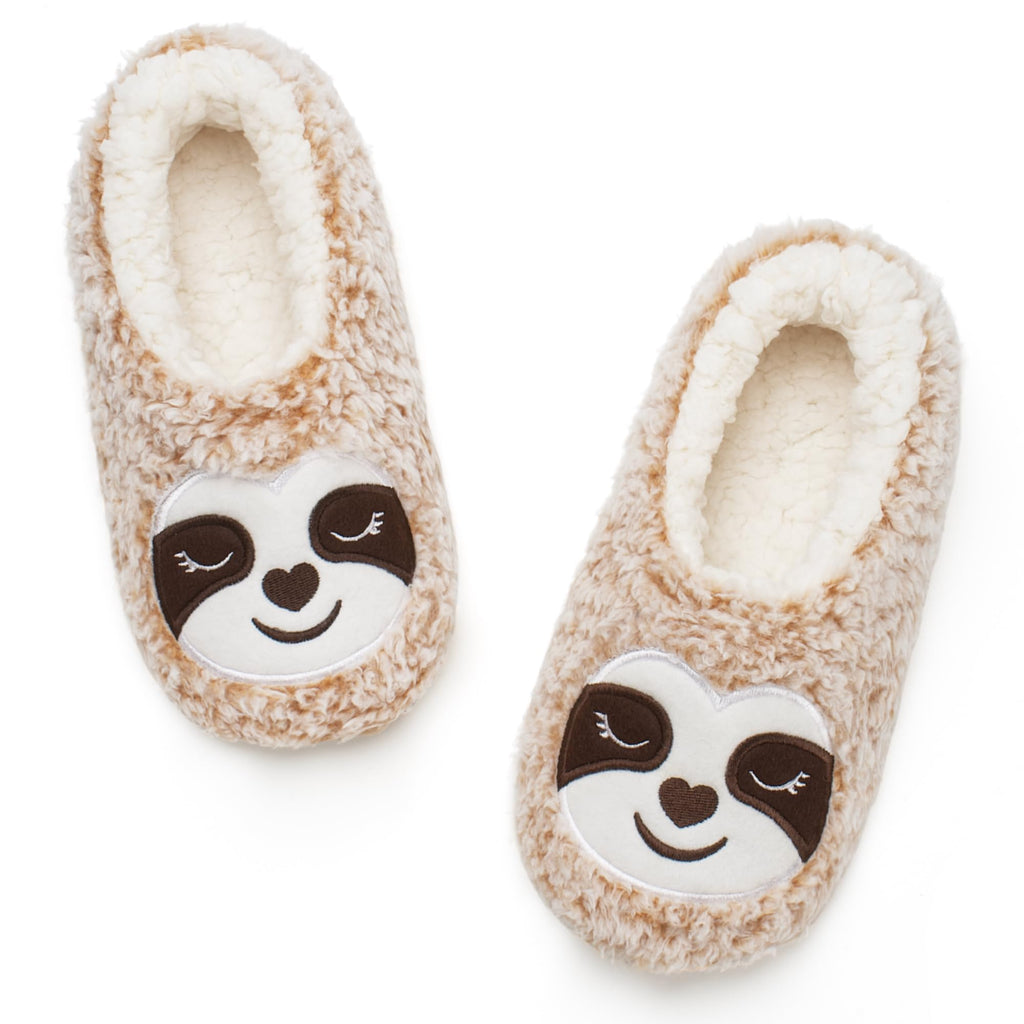 Cute Animal House Slippers - Fuzzy Warm Bedroom Slipper Socks Non-Slip Grippers