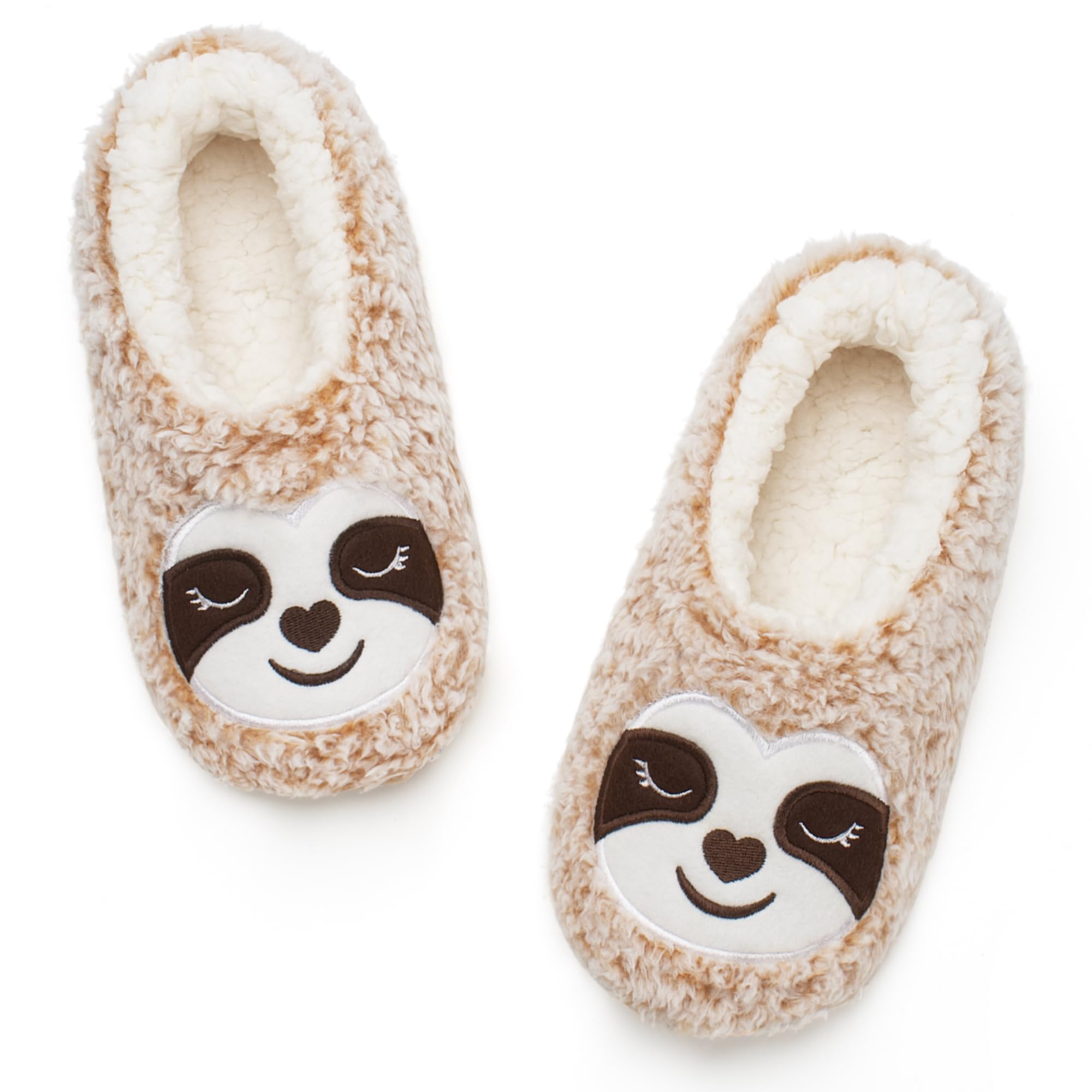 Cute Animal House Slippers - Fuzzy Warm Bedroom Slipper Socks Non-Slip Grippers