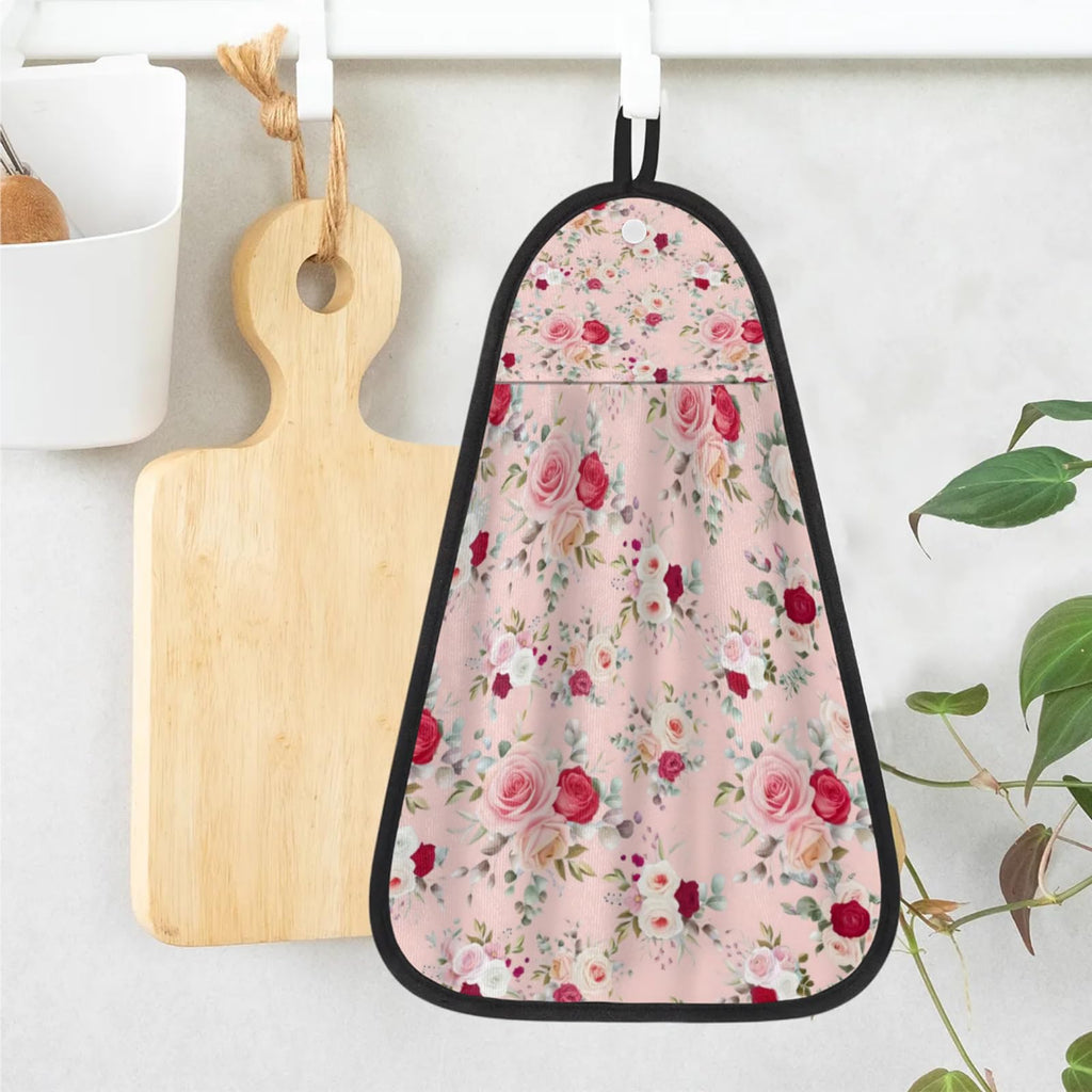 Hand Towels for Bathroom Quick Absorbent Hand Towel with Hanging Loop Washcloths for Kitchen Laundry Decor