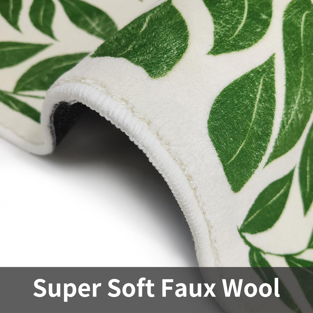 Long Bathroom Rug, Cute Coquette Absorbent Non Slip Bathroom Mat Soft Plush Washable, Decor for Bedroom Hallway Kitchen 16"×48"