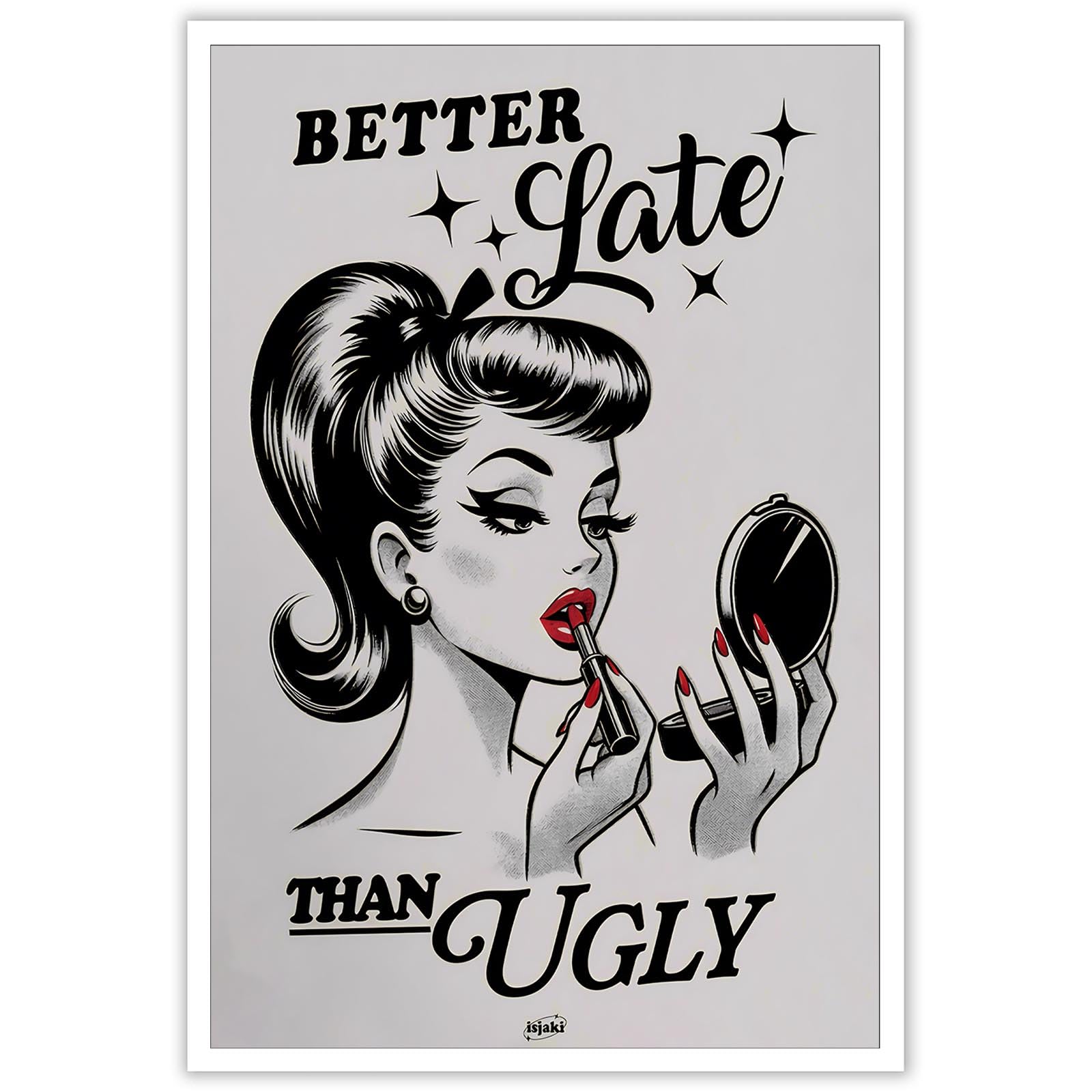 Canva Wall Art Coquette Watercolor - Aesthetic Home Bedroom Dorm Wall Decor 12x16in Unframed