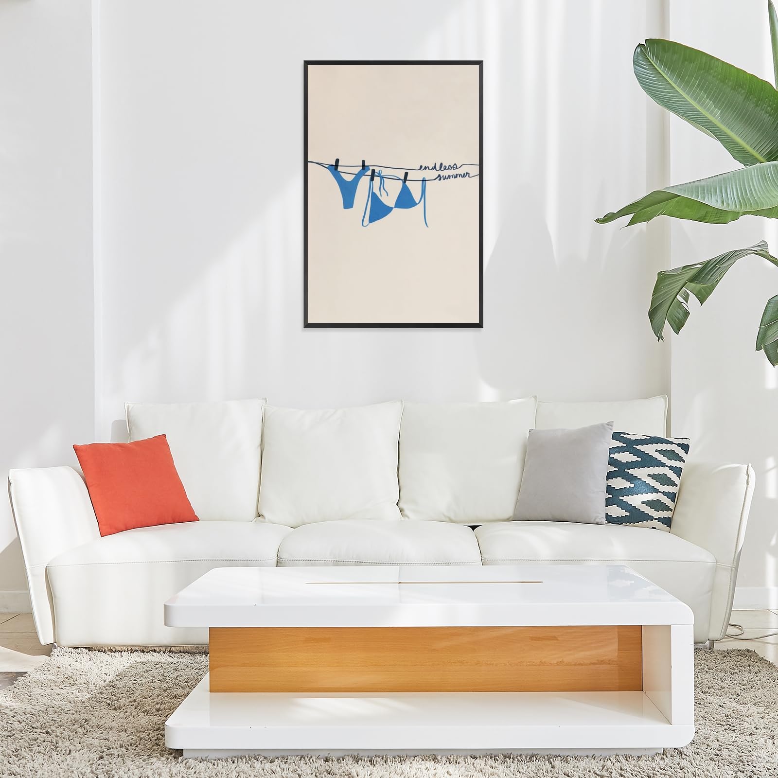 Ocean Inspired Aesthetic Print Coquette Wall Art Fun and Cute Decor