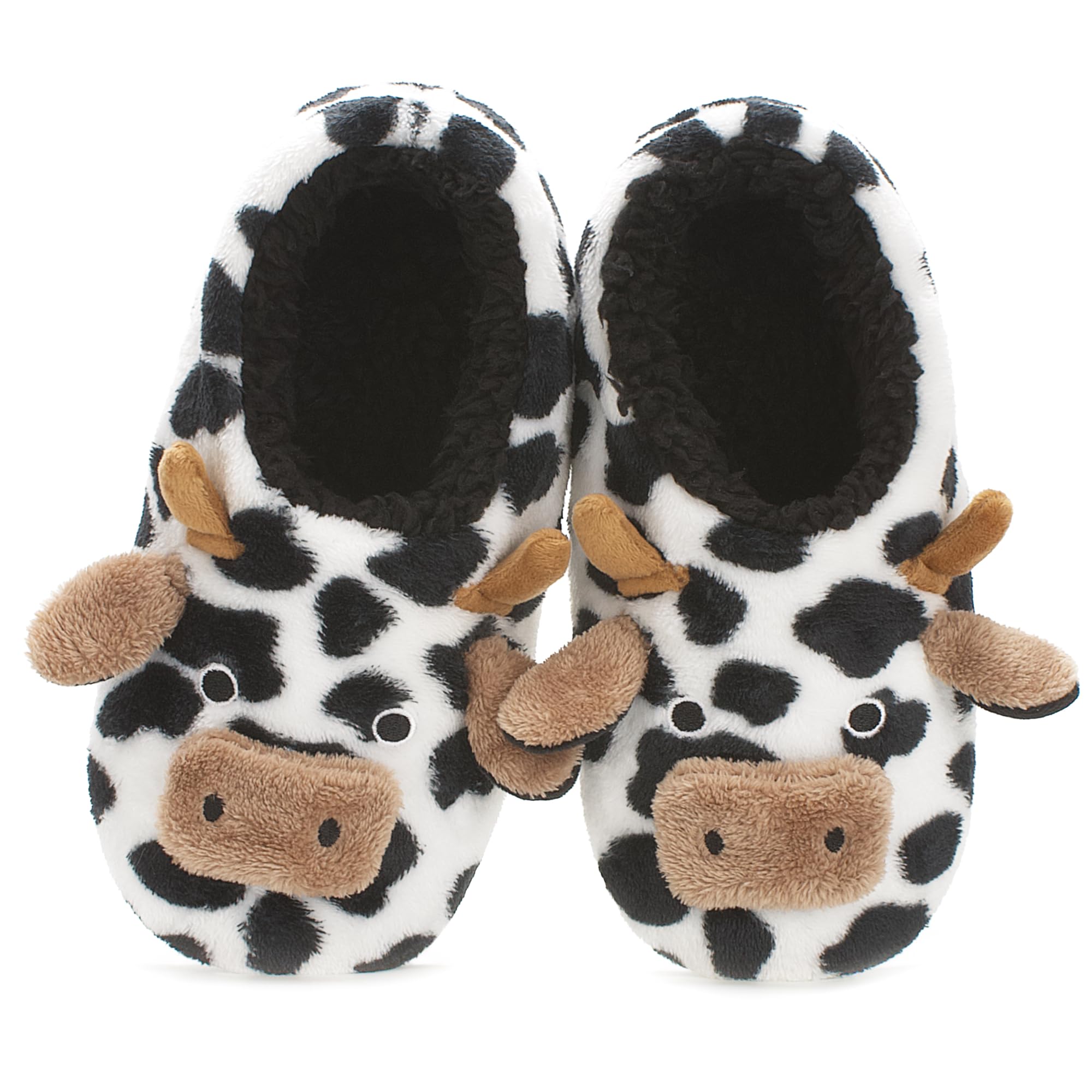 Cute Animal House Slippers - Fuzzy Warm Bedroom Slipper Socks Non-Slip Grippers