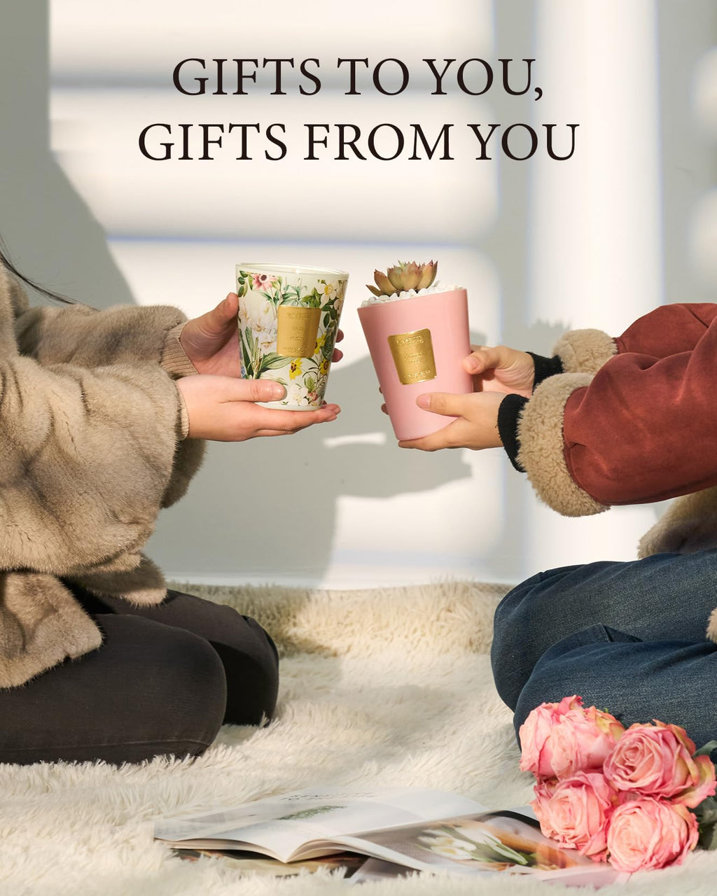 Large Soy Scented Candles, Non Toxic Natural Spring Candles 35oz 150 Hours Long Lasting Slow Burning