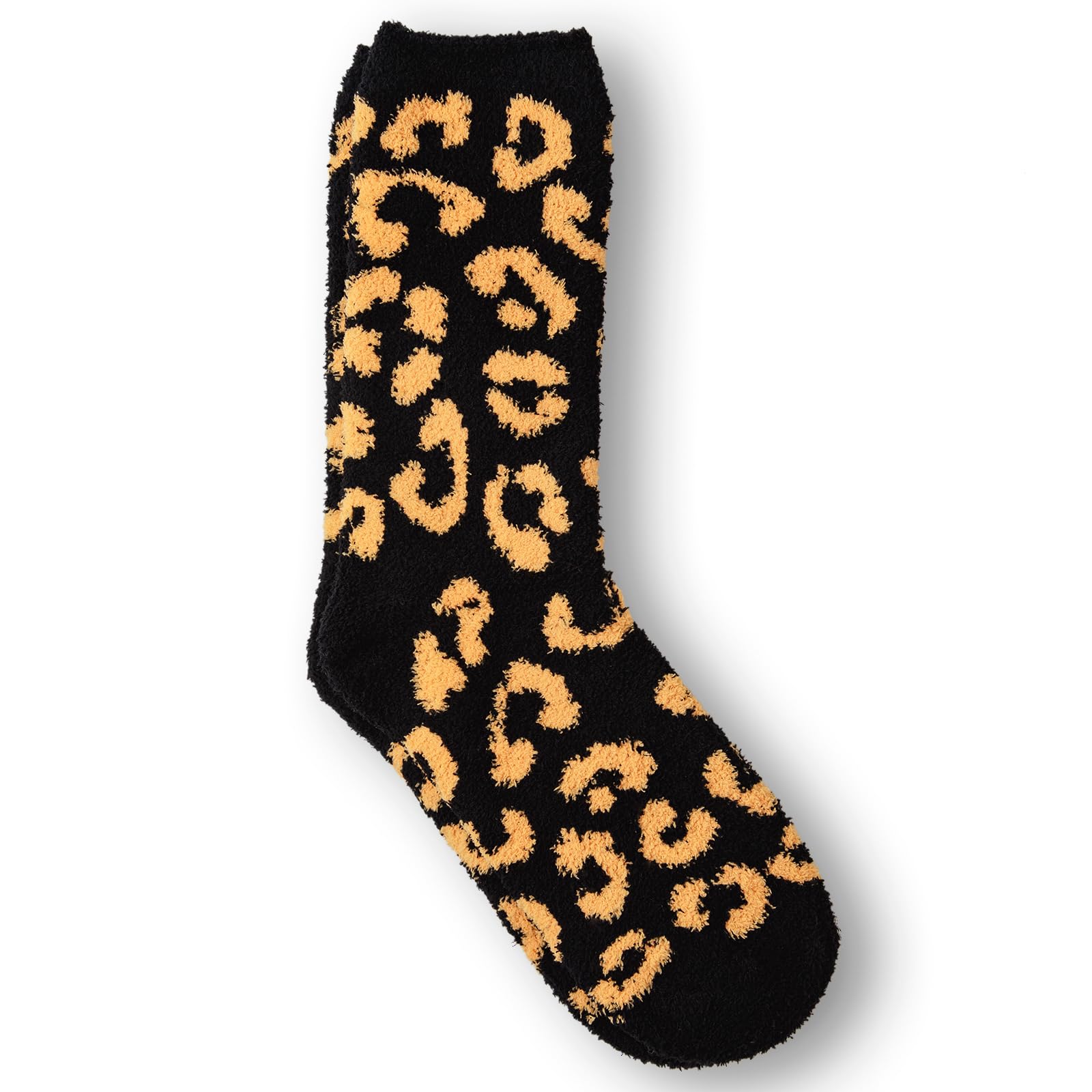 Fuzzy Socks for Women Leopard Print,Microfiber Cozy Socks Fluffy Warm Socks for Women, Luxury Gifts for Women