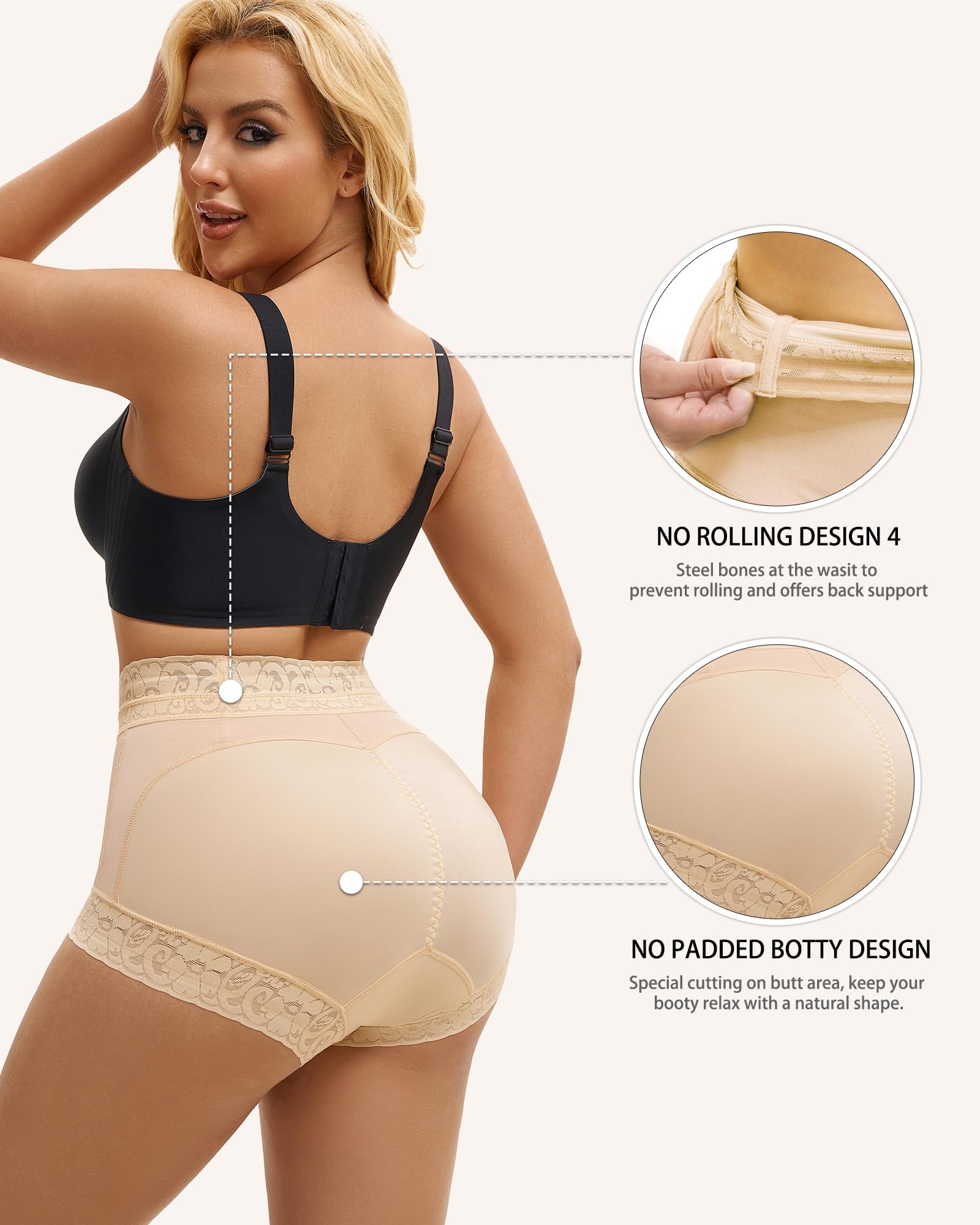 Fajas Colombianas Shorts Shapewear Tummy Control Body Shaper for Women Curvy Faja Shorts Compression Garments