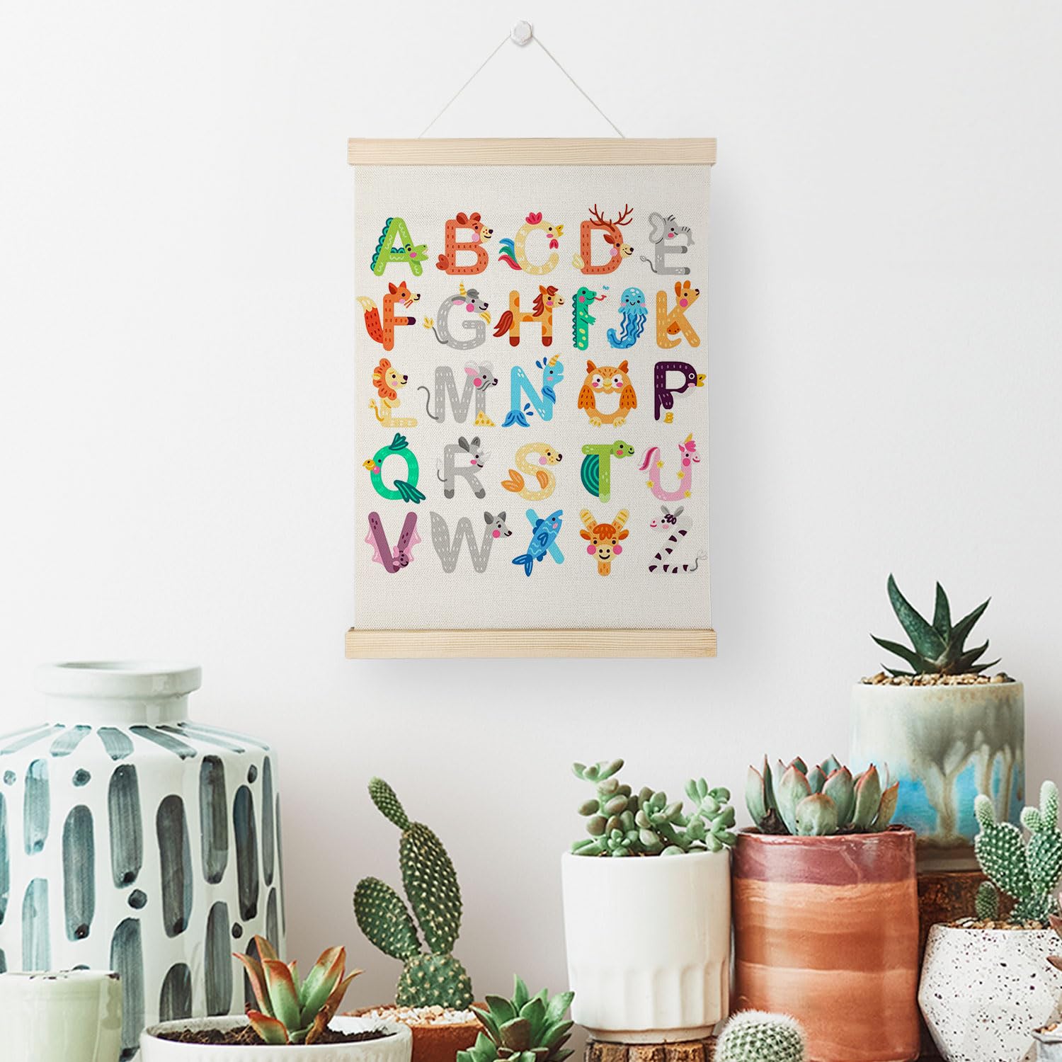 Coquette Teacher Wall Decor - Preppy Teacher Wall Art with Wooden Poster Hanger, for Office & Classroom, 12x16 Inch