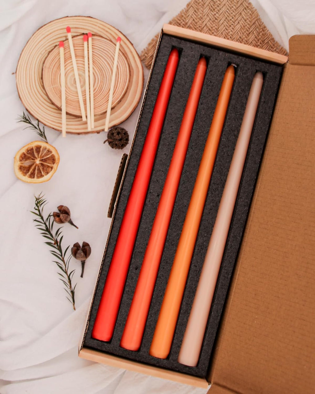 Taper Candles Unscented Smokeless Long Tall Tapered Candle for Candlesticks SticksHome Decor Dinner