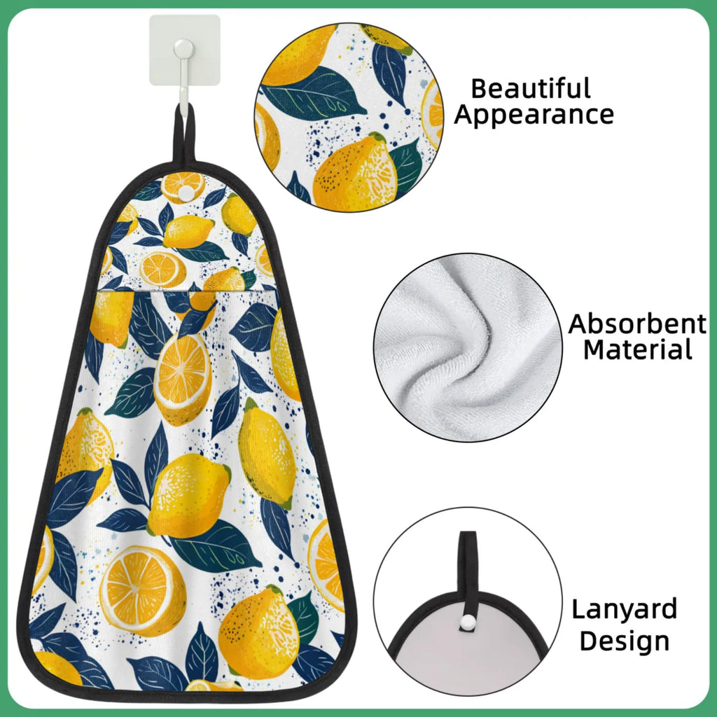 Hand Towels for Bathroom Quick Absorbent Hand Towel with Hanging Loop Washcloths for Kitchen Laundry Decor