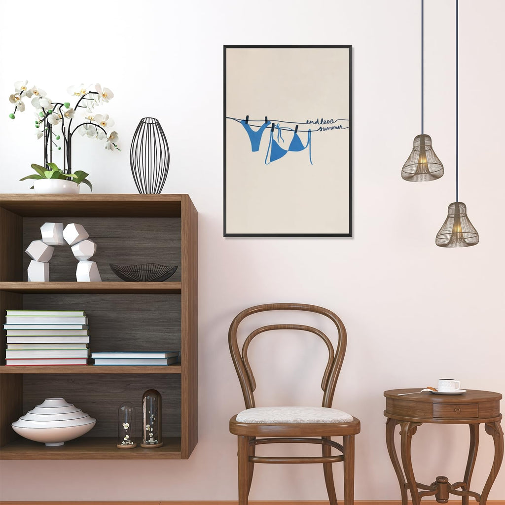 Ocean Inspired Aesthetic Print Coquette Wall Art Fun and Cute Decor