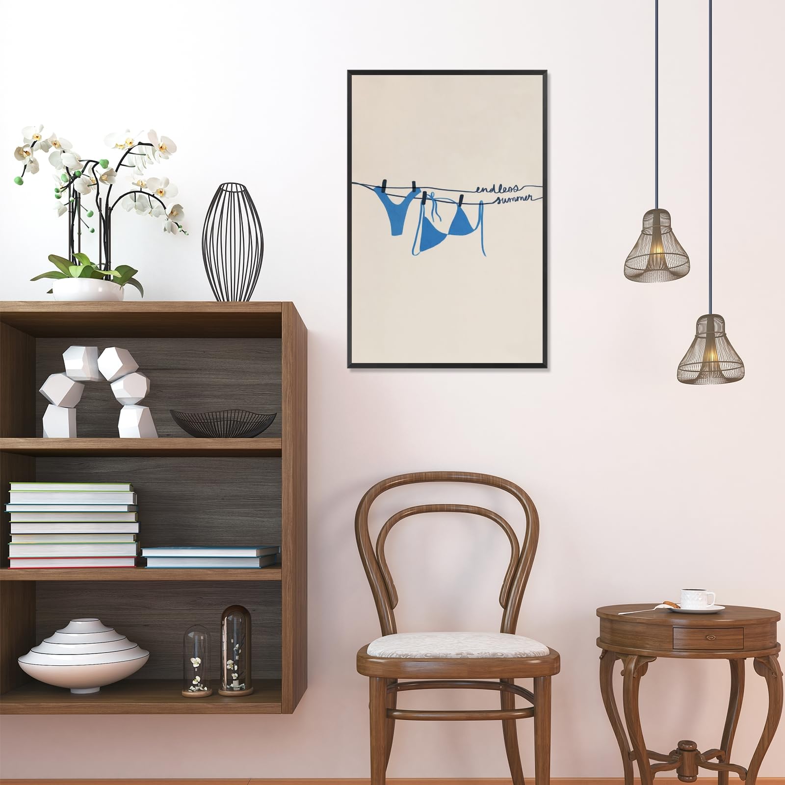 Ocean Inspired Aesthetic Print Coquette Wall Art Fun and Cute Decor