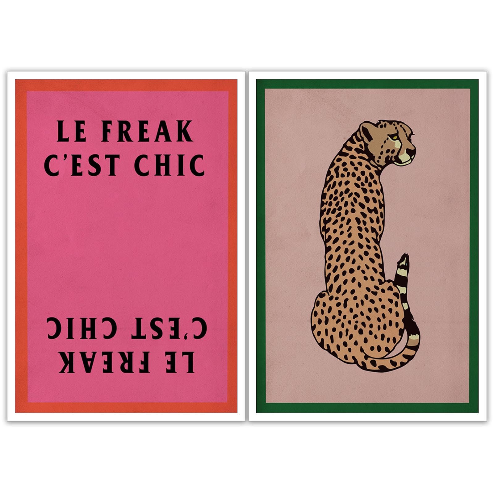 Colorful Aura Retro Canvas Wall Art Cute Pastel Wall Decor