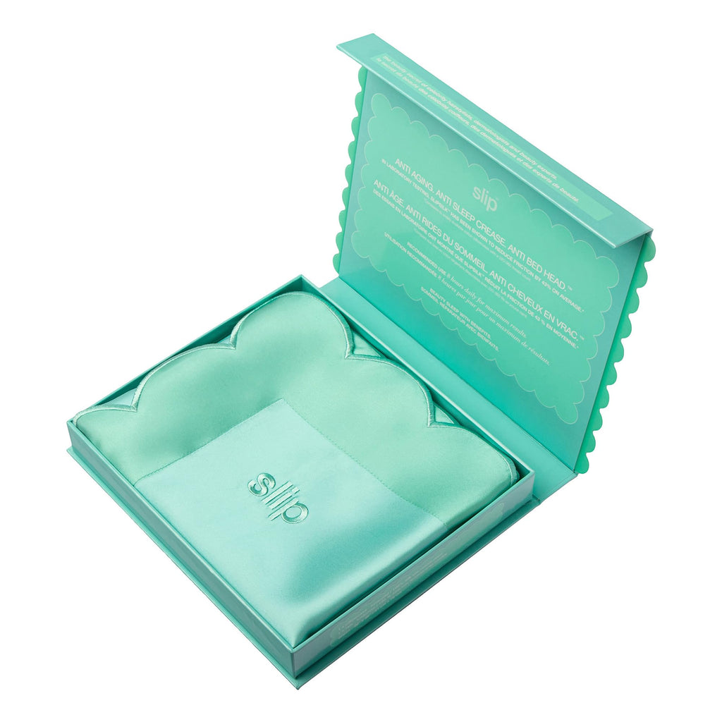 Pure Silk Pillow Case with Scalloped Edge - 100% Pure 22 Momme Mulberry Silk - Queen Size Standard Pillow Case - Anti-Aging, Anti-BedHead, Anti-Sleep Crease, Sunshade (20" x 30")