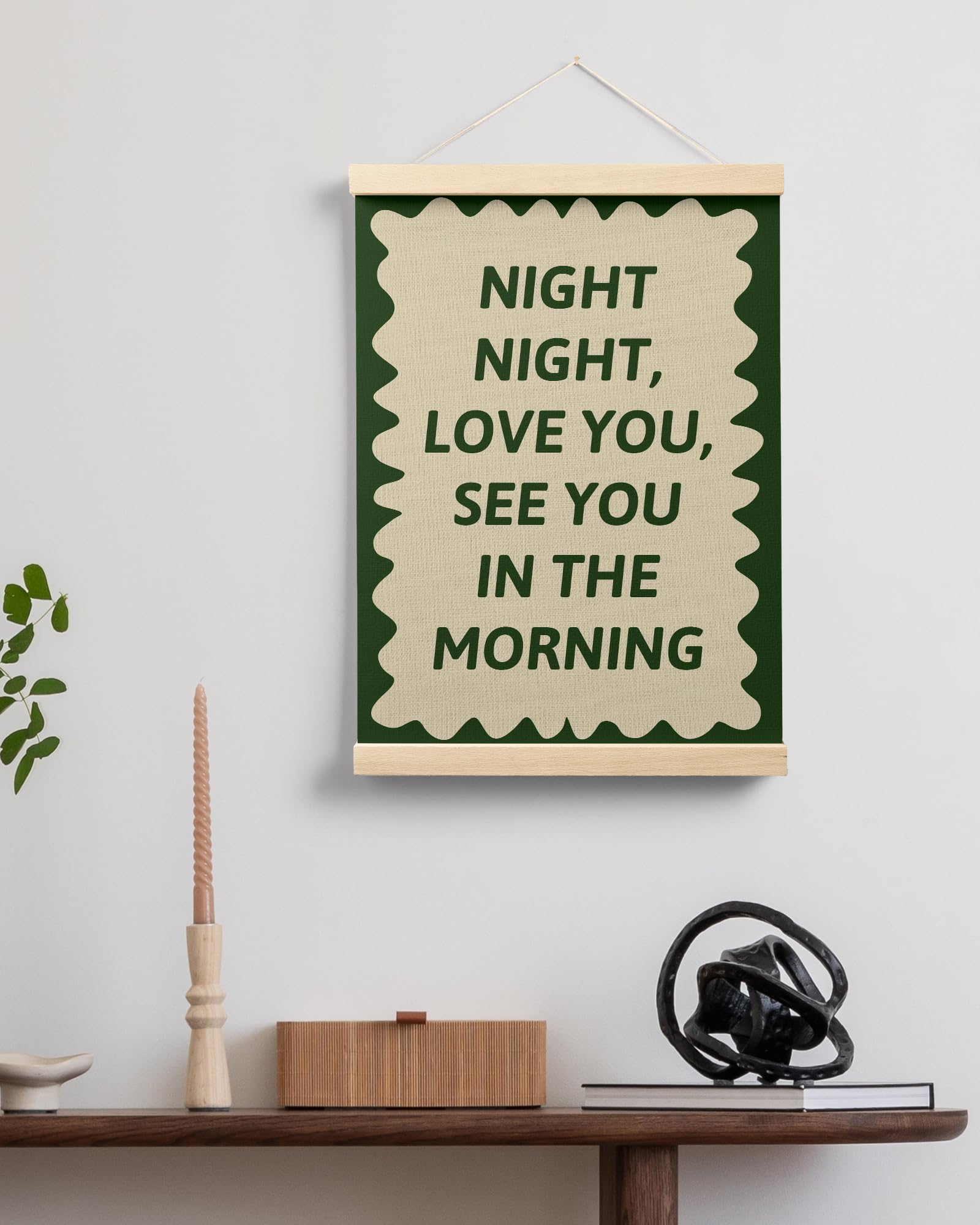 Trendy Preppy Poster Hanger Frame, Aesthetic Wall Art Decor