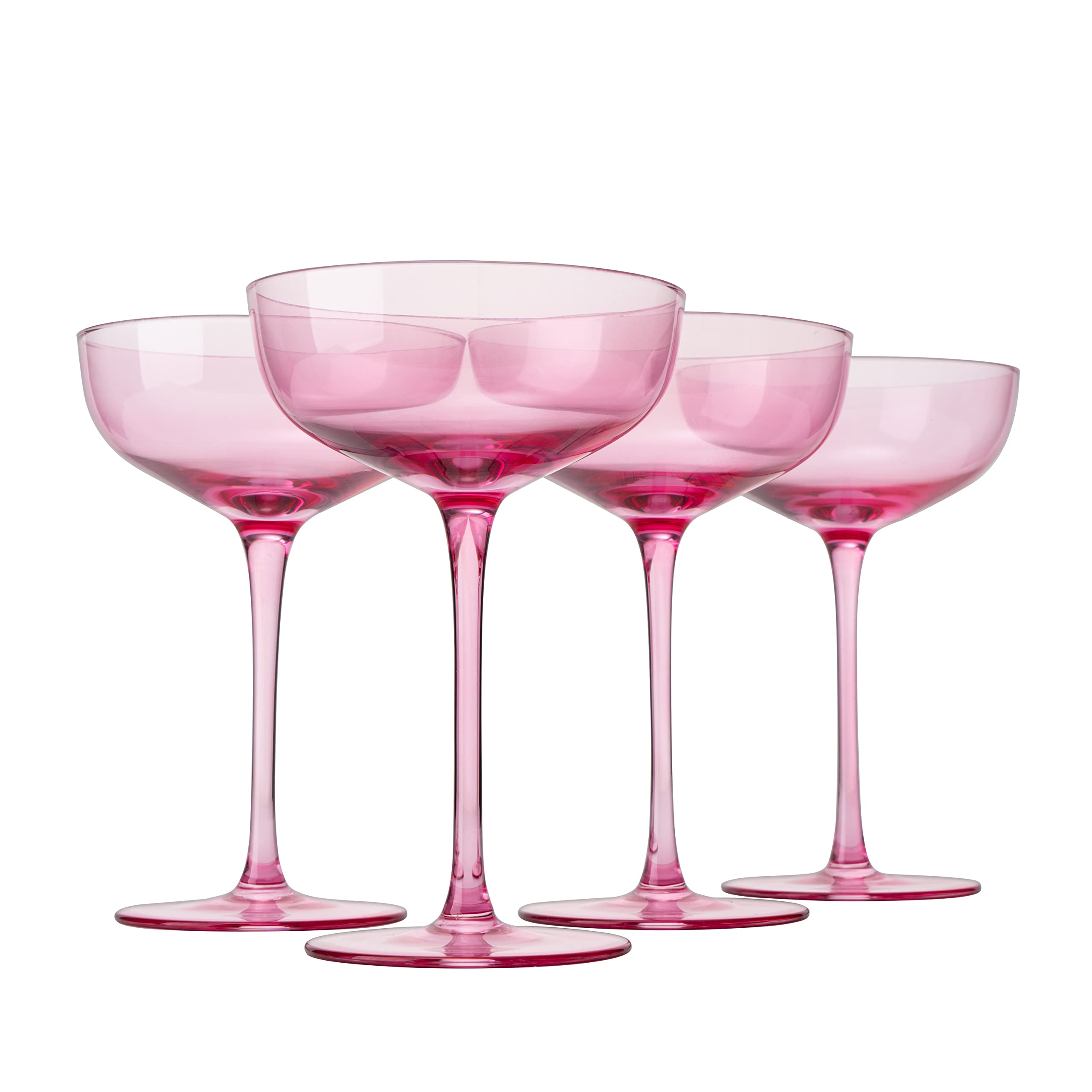 Colored Martini, Champagne and Cocktail Coupe Glass | 7oz