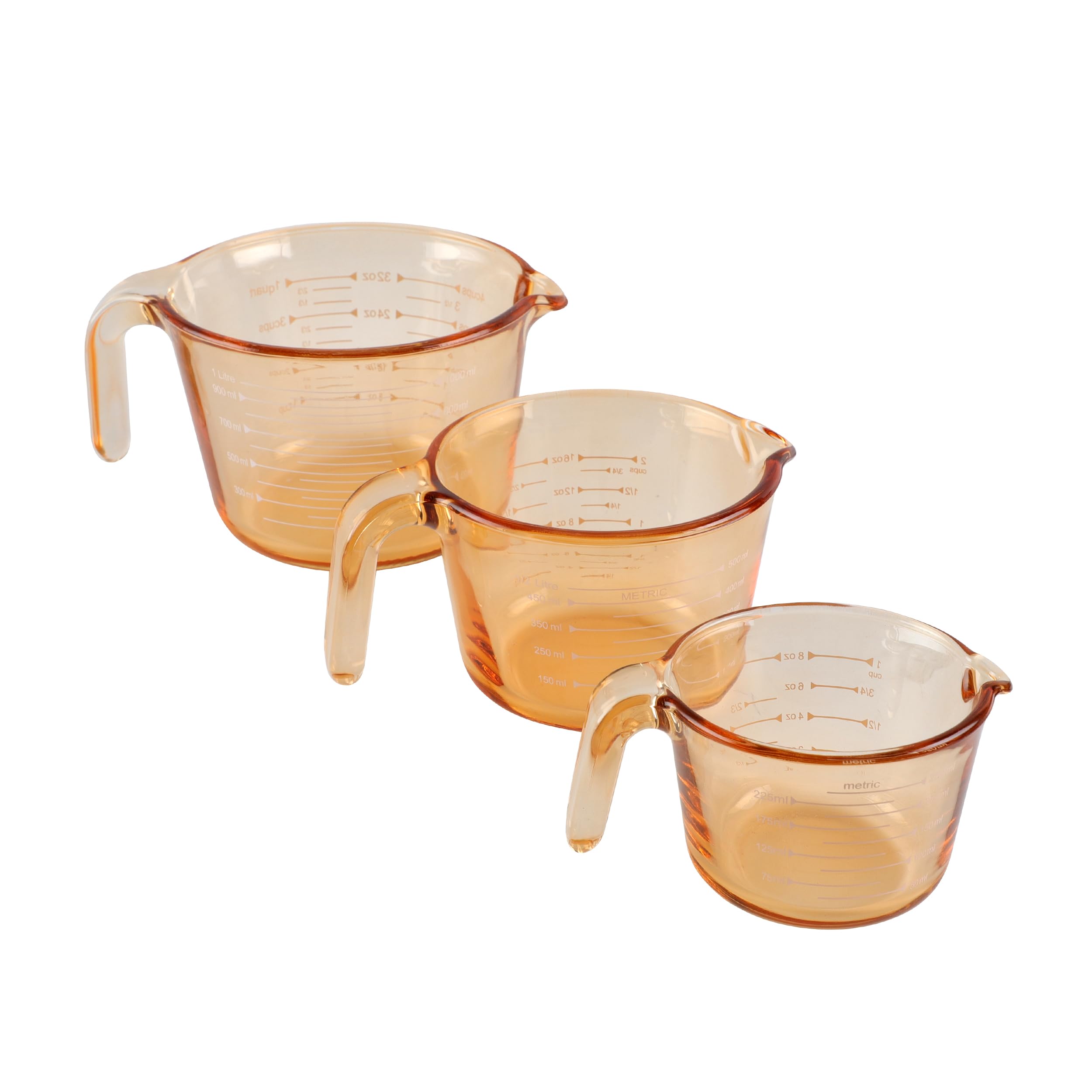 Glass Measuring Cups - Ideal for Cooking and Baking