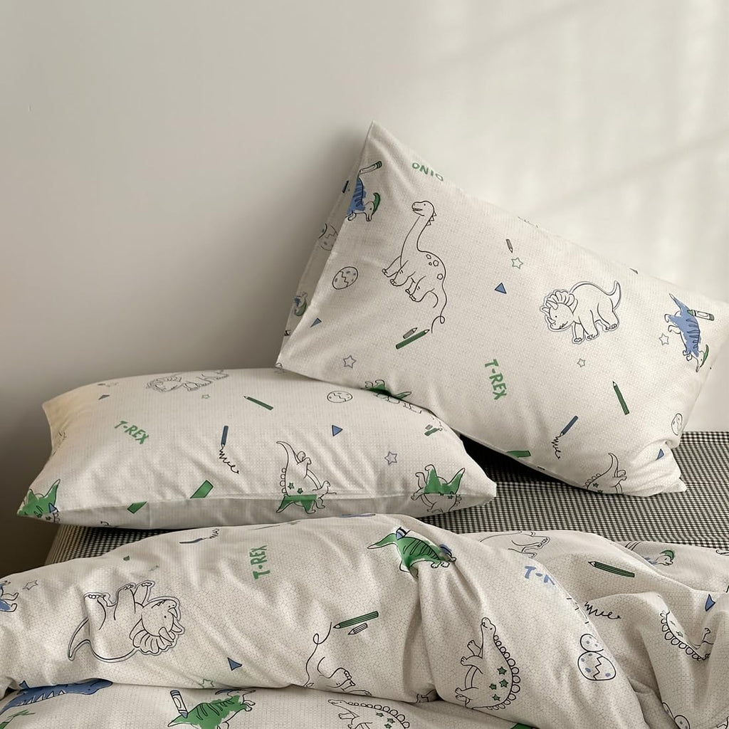 Cute Duvet Cover Sets 100% Cotton Bedding Comforter Cover Full 2 Pillowcases