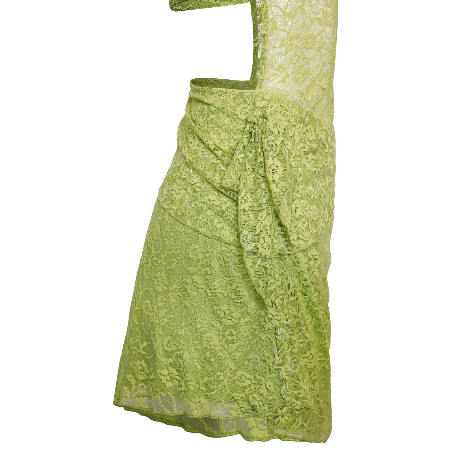 Women Y2k Ruffle 2 Piece Skirt Set Sexy Lace Mesh Crop Top and Mini Skirt Set Outfits