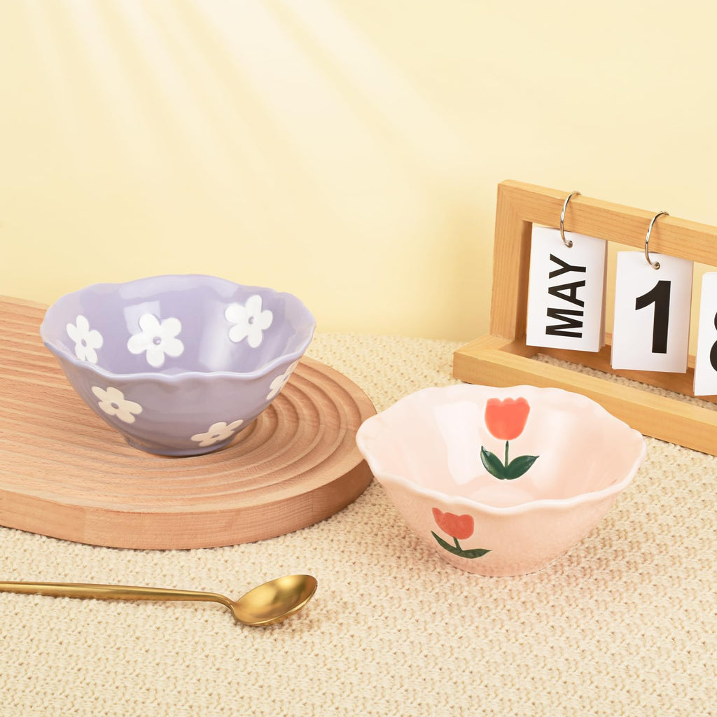 Ceramic Floral Cute Bowl