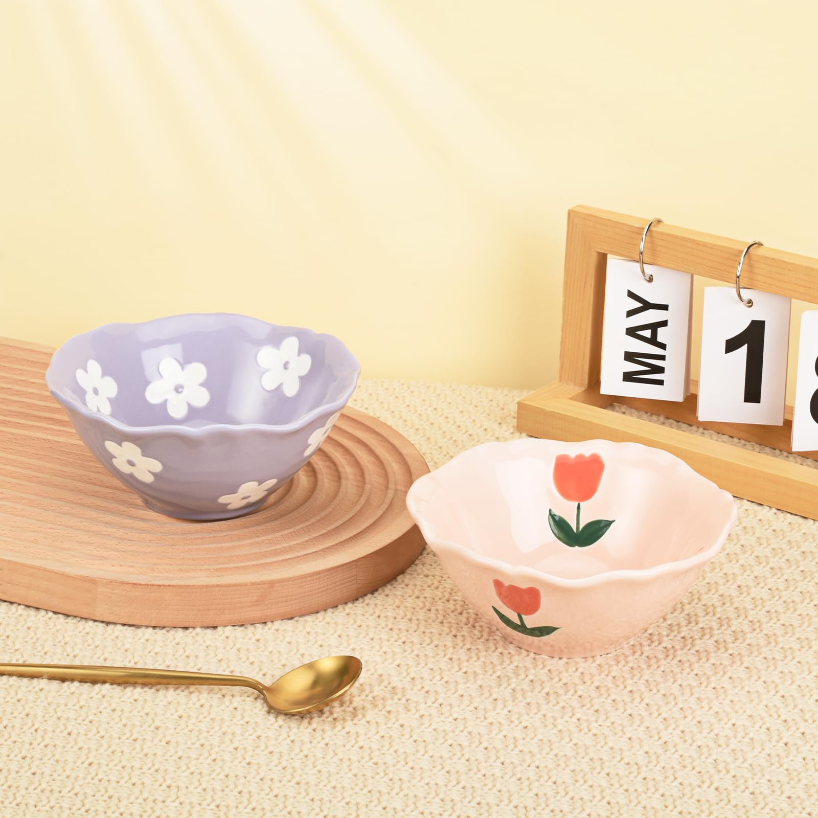 Ceramic Floral Cute Bowl