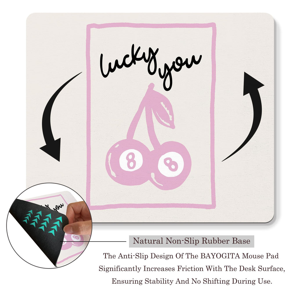 Coquette Mouse Pad, 9.5x8 Inches