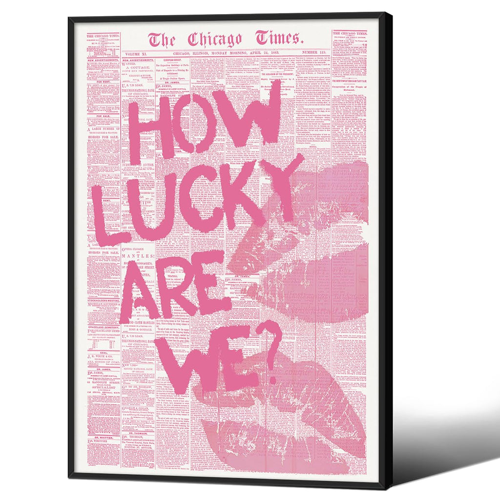 Wall Art Retro NewsPaper Posters Print Unframed or Framed Funky Preppy Apartment Room Dorm Decor