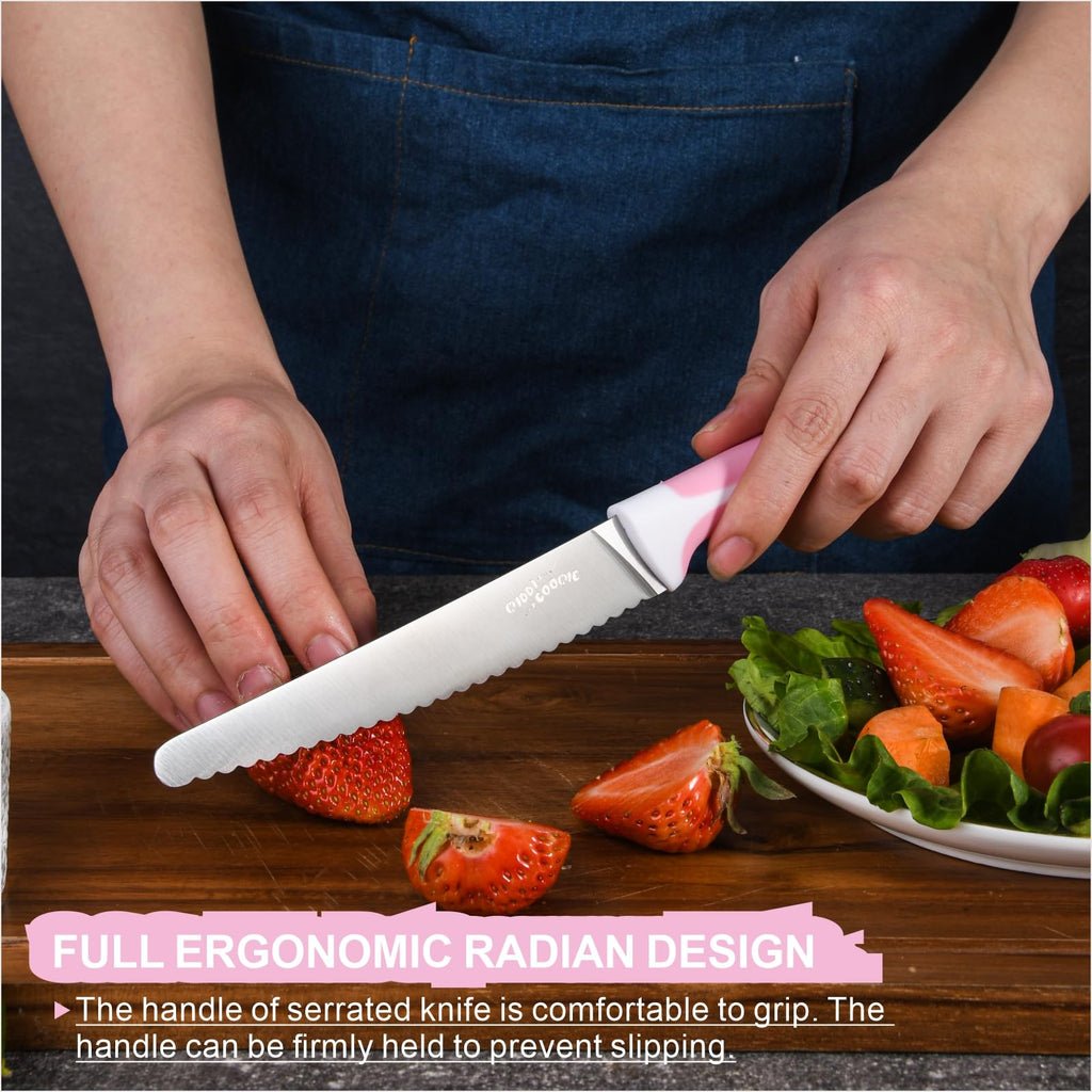 New 5" Serrated Bread Knife - Stainless Steel Tomato & Lettuce Knife