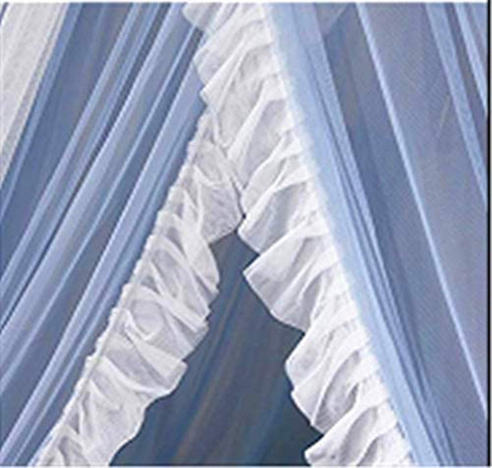 Princess Bed Canopy Bed Canopy Curtain- Double Layer Sheer Mesh Dome Bed Curtain