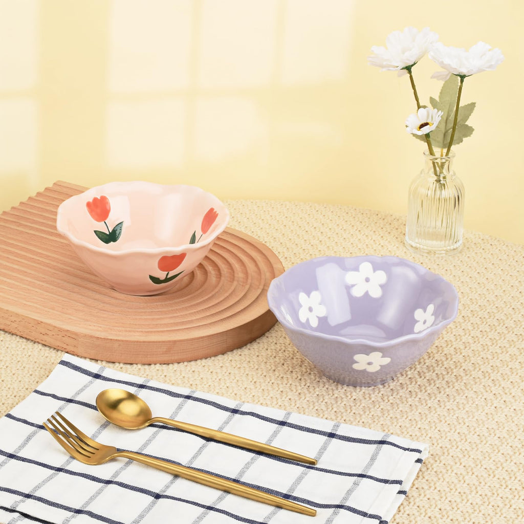 Ceramic Floral Cute Bowl