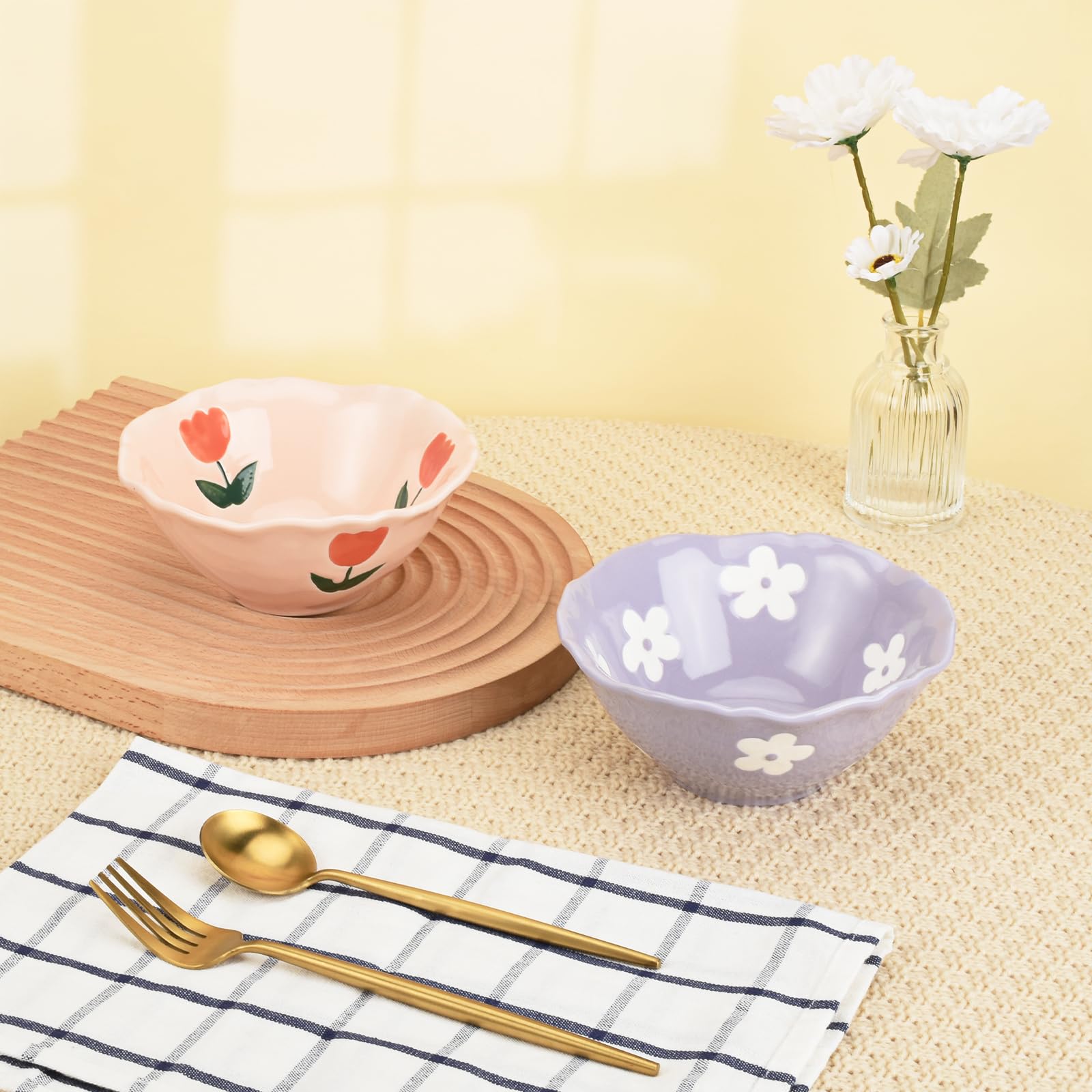 Ceramic Floral Cute Bowl