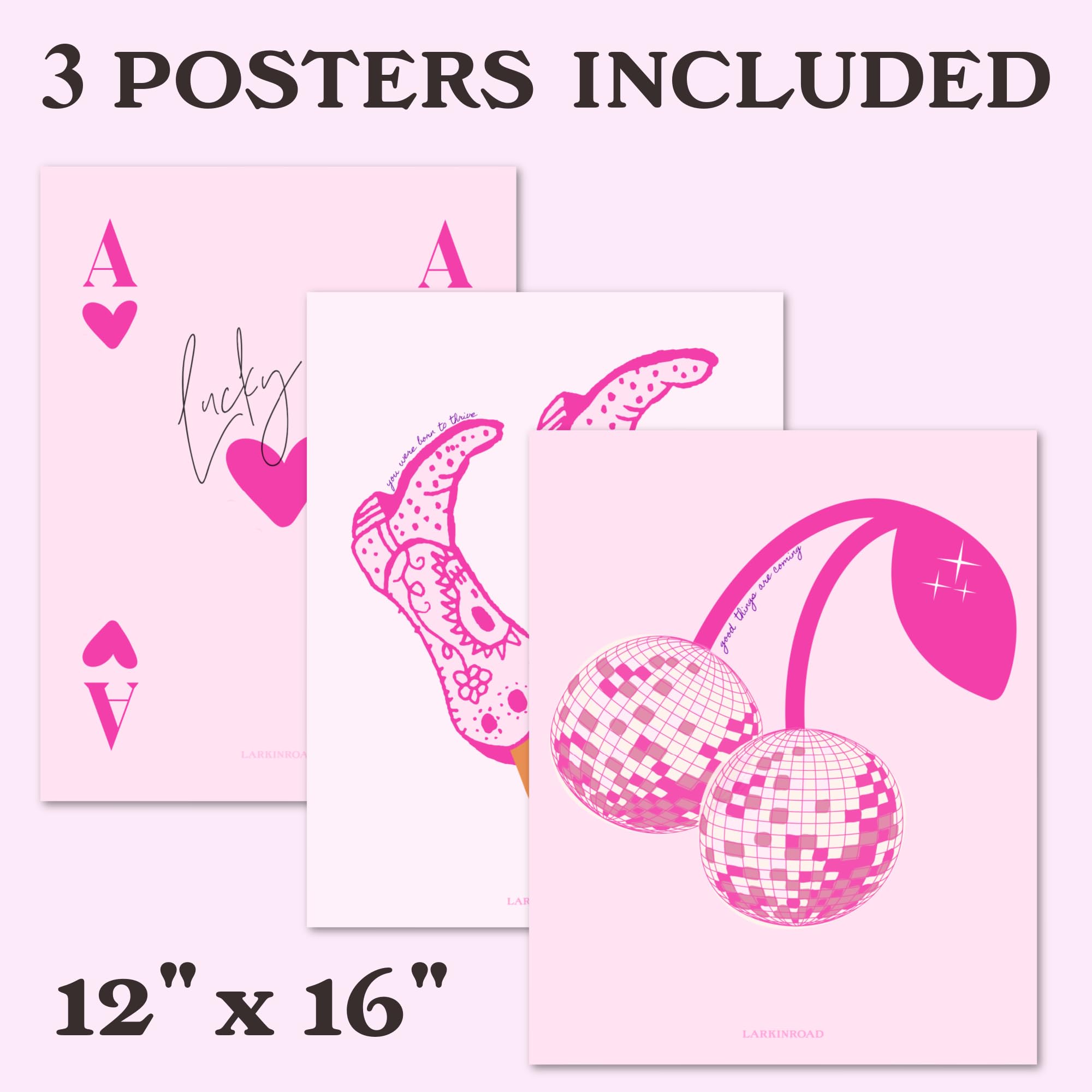 Positive Affirmation 3 Posters - Preppy Coastal Cowgirl Poster