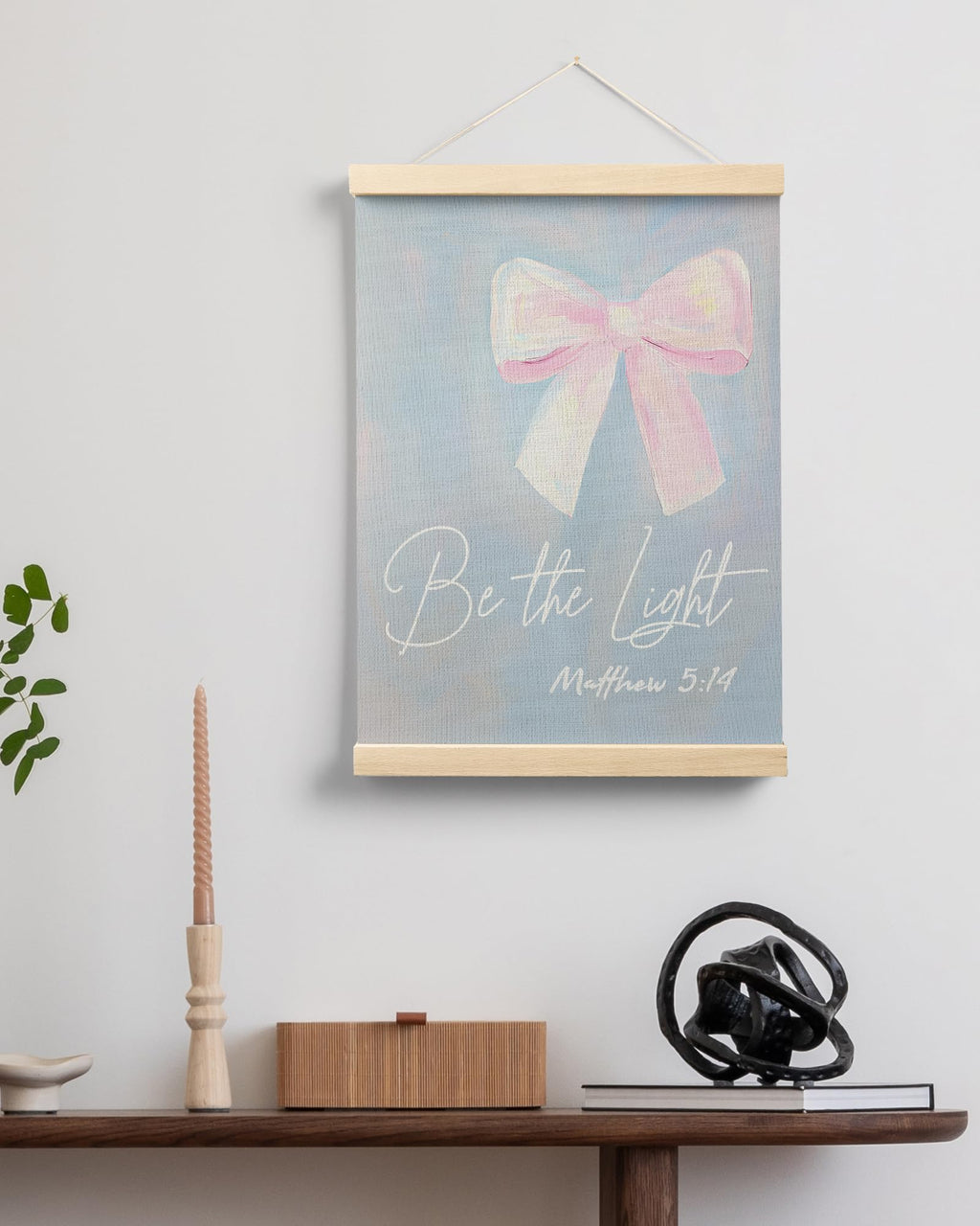 Trendy Preppy Poster Hanger Frame, Aesthetic Wall Art Decor