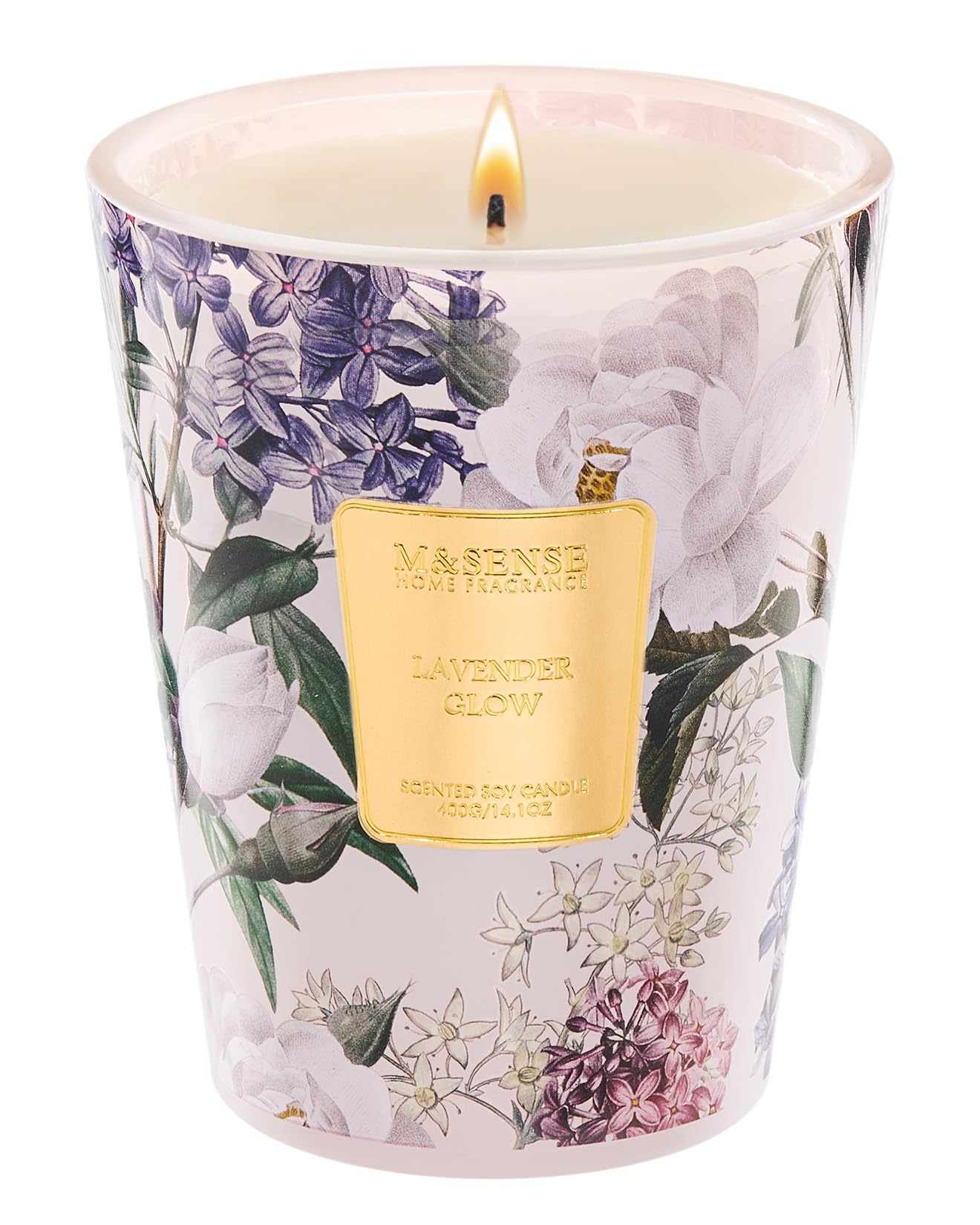 Large Soy Scented Candles, Non Toxic Natural Spring Candles 35oz 150 Hours Long Lasting Slow Burning