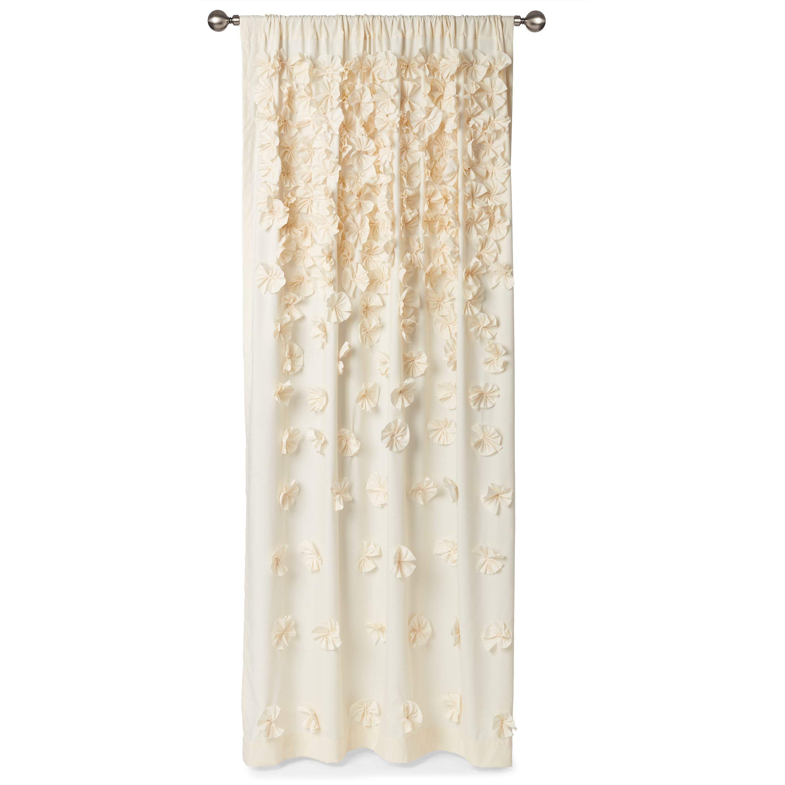 Charming Handmade Bow Details - Elegant Light Filtering Curtains