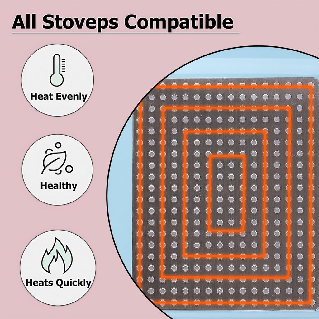 Pink Aluminum Japanese Omelet Pan, 6"x 7" Non-Stick Tamagoyaki Egg Pan, Rectangle Pan with Anti Scalding Bakelite Handle