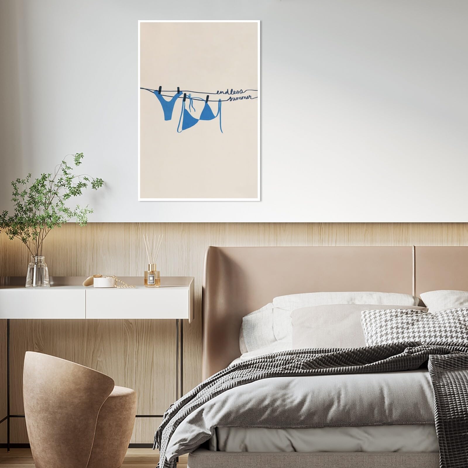 Ocean Inspired Aesthetic Print Coquette Wall Art Fun and Cute Decor