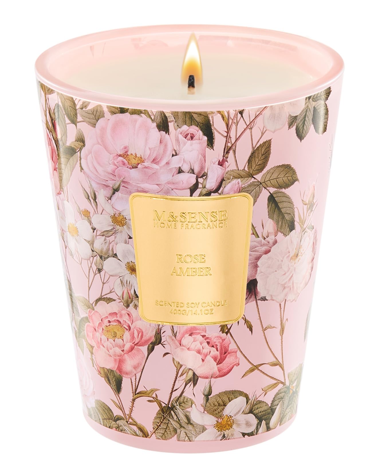 Large Soy Scented Candles, Non Toxic Natural Spring Candles 35oz 150 Hours Long Lasting Slow Burning