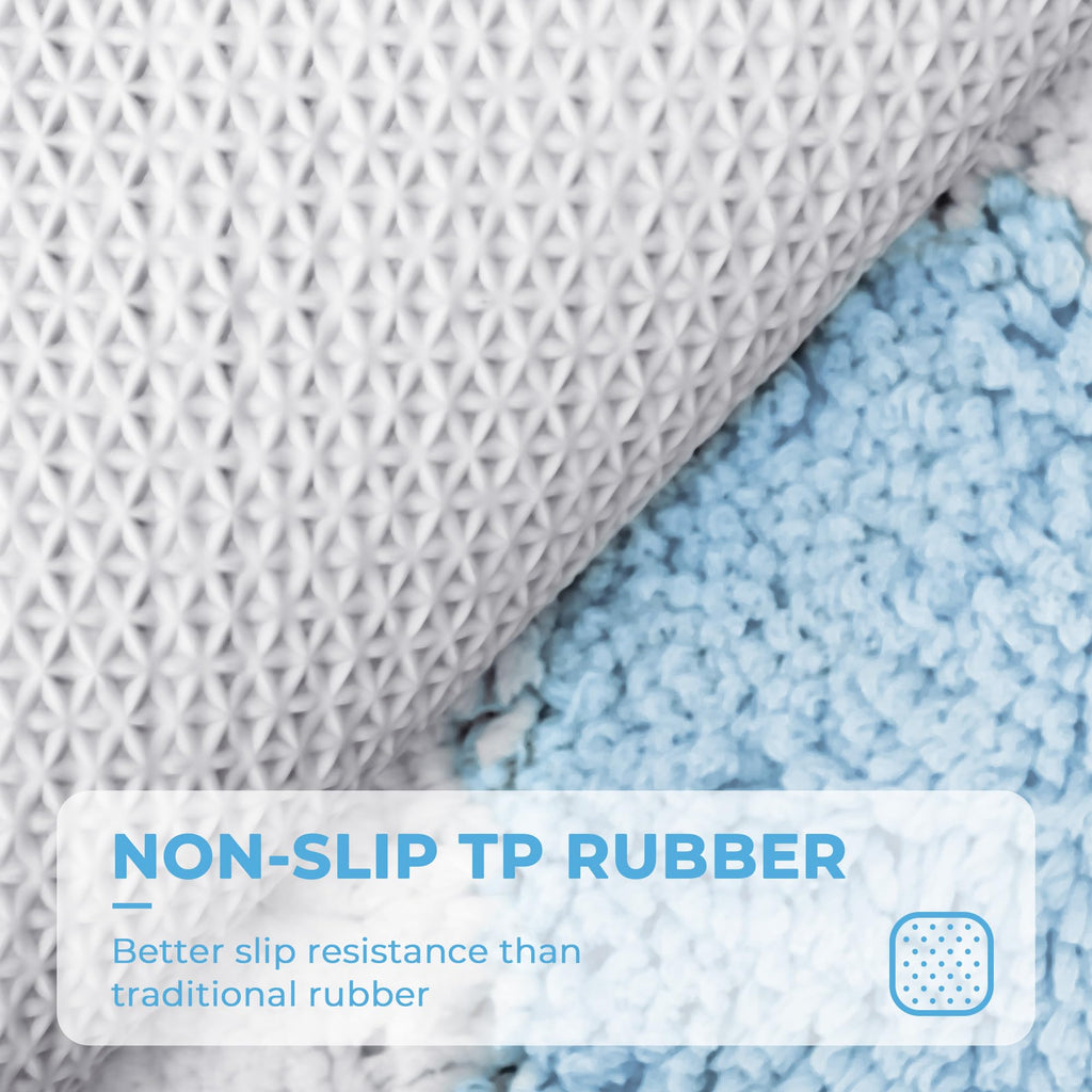 Checkered Bathroom Rugs, Fluffy Rug, Absorbent Microfiber Ultra Soft Bath Mat Washable, Non-Slip Bath Mats for Bathroom, Cute Floor Mat