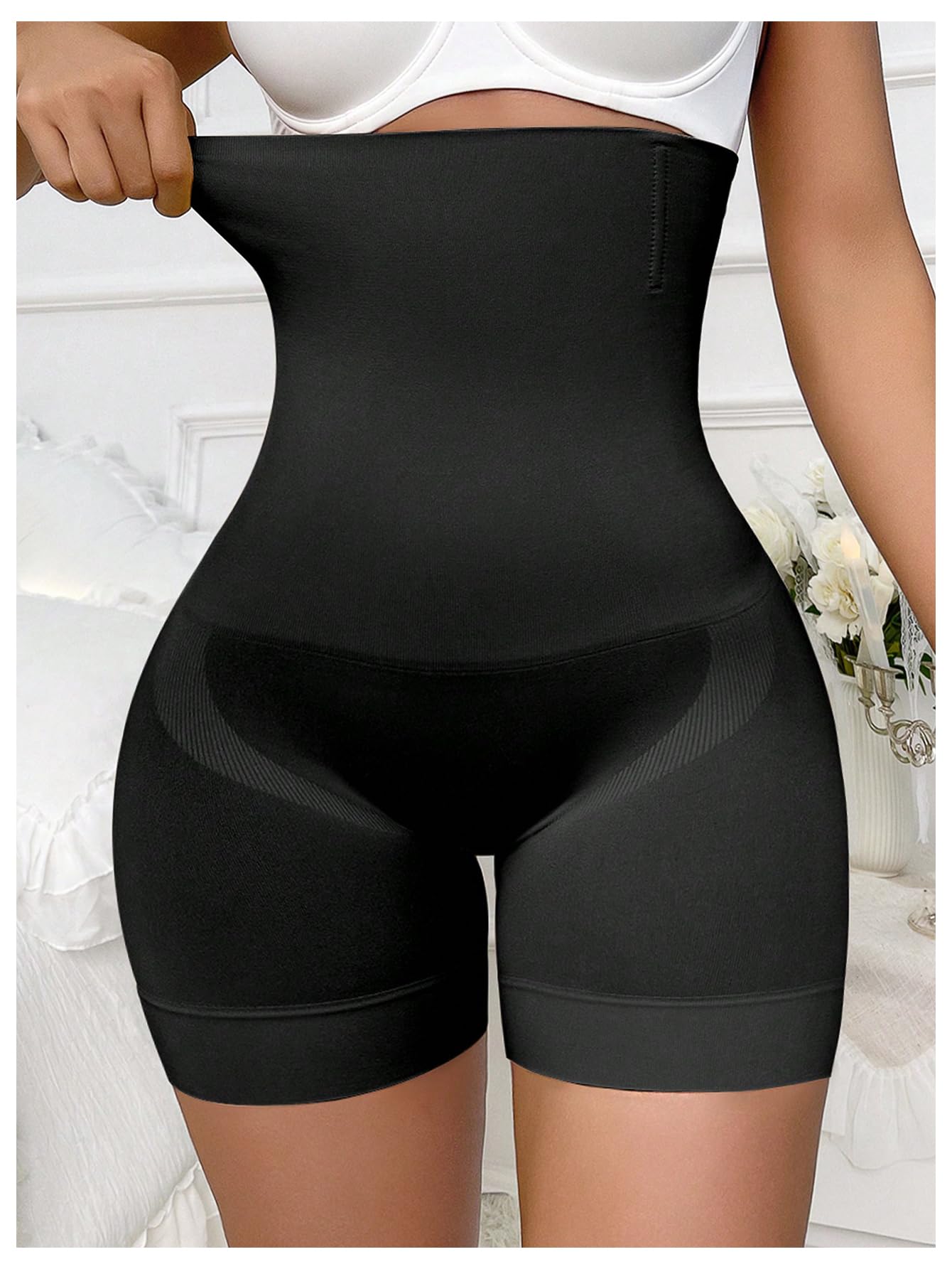 Women's High Waisted Shapewear Shorts Body Shaper Tummy Control Shapewear