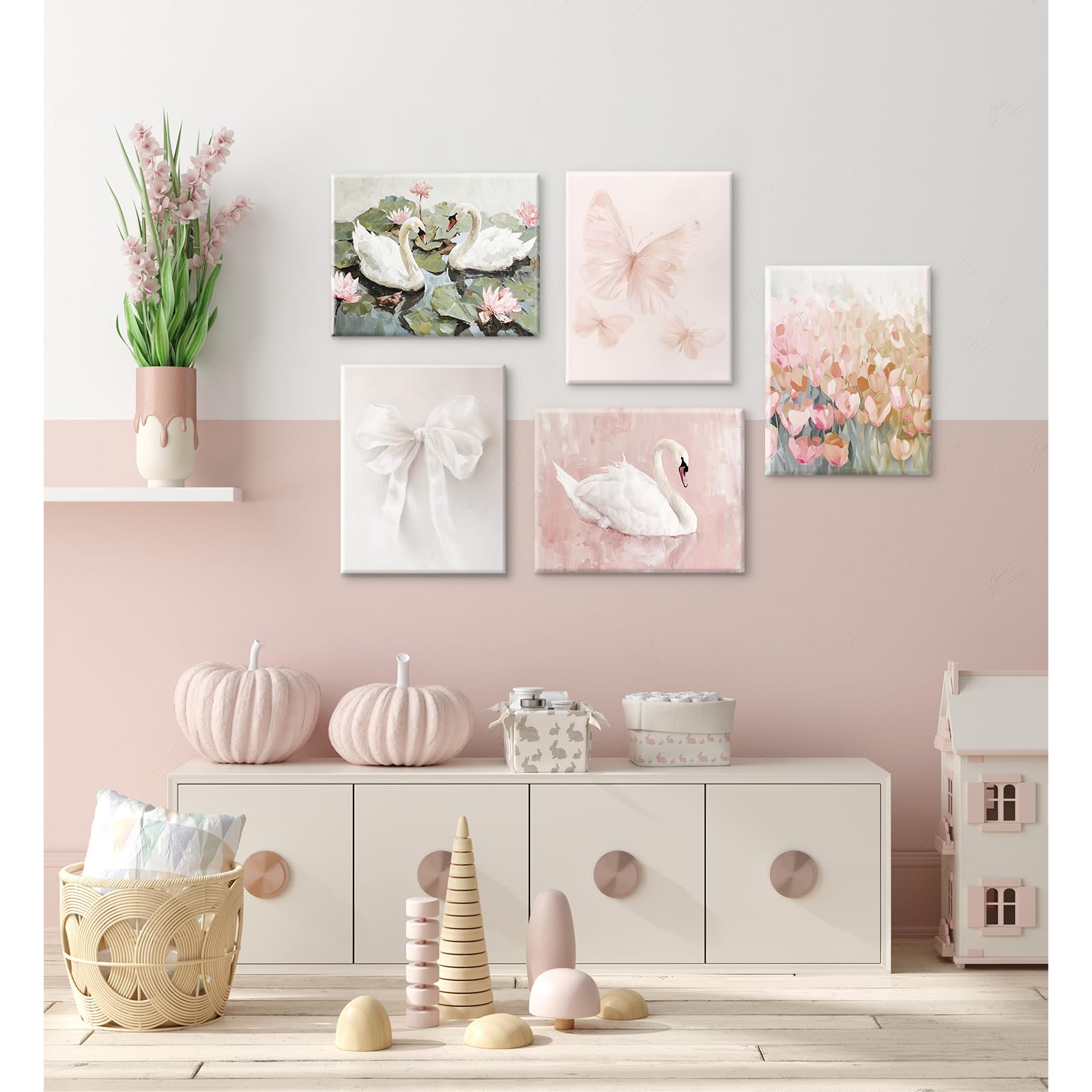 Coquette Aesthetic Wall Art Decor - Canvas Wall Art