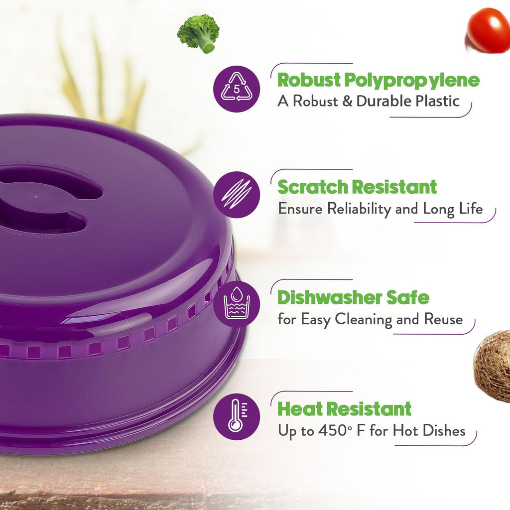 Crisp Pink Microwave Splatter Cover