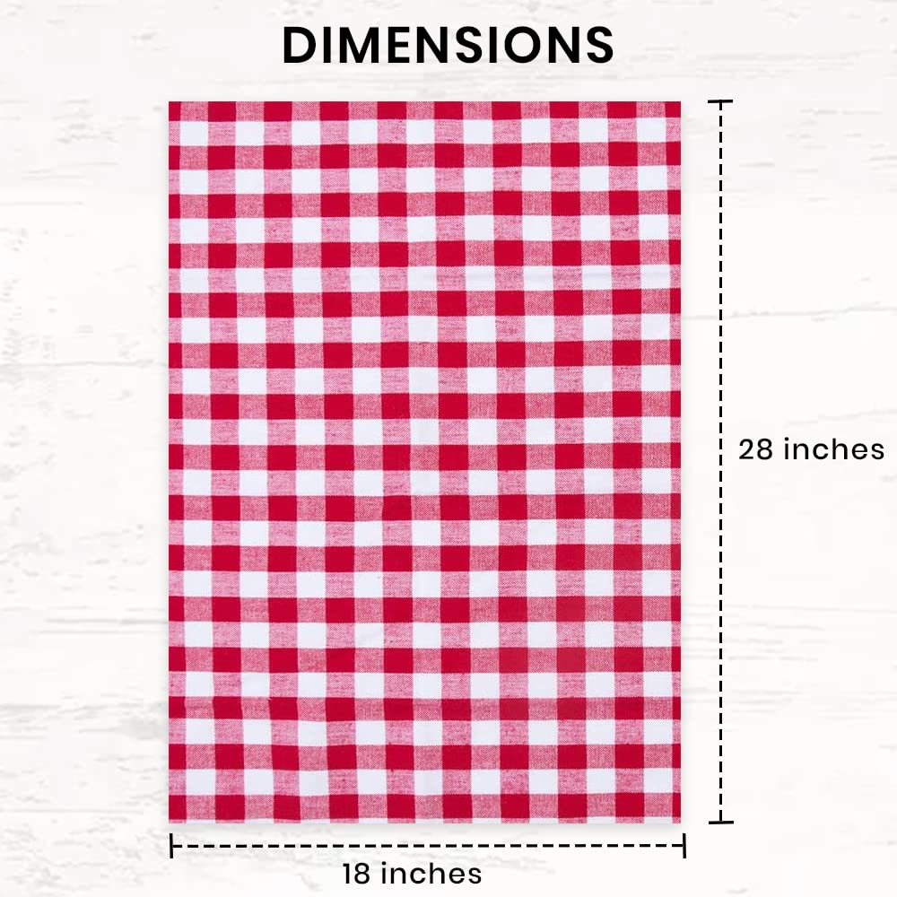 Classic Dish Towels Dishcloths Set Kitchen Rags| Drying Hand Towels Reusable Cotton 18x28 Inch Towel Spring Decorative Set of 6