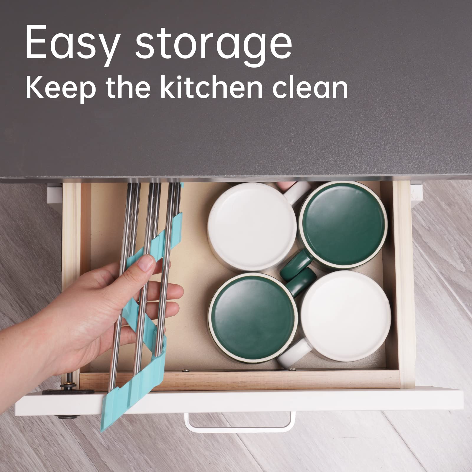 Triangle Foldable Dish Drying Rack, Small Roll-Up - Stainless Steel Over Sink Drainer for Kitchen Sink Corner, Rustproof