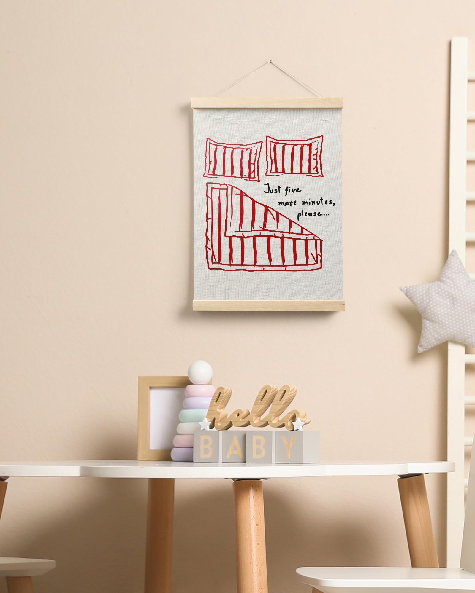 Trendy Preppy Poster Hanger Frame, Aesthetic Wall Art Decor