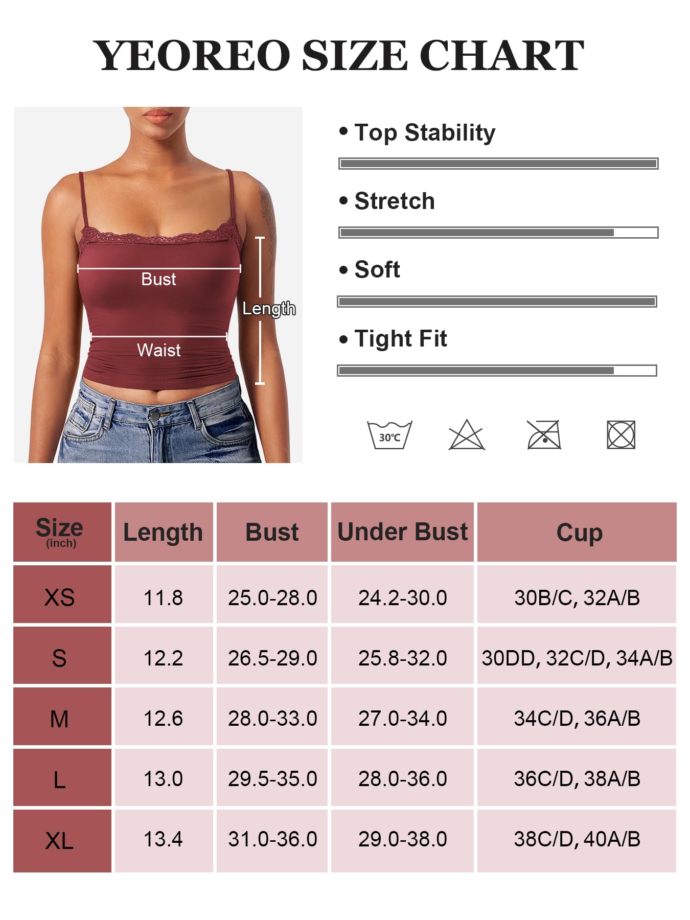 Women Lace Tank Top Slim Fit Cami Sexy Sleeveless Camisoles Strap Basic Tops