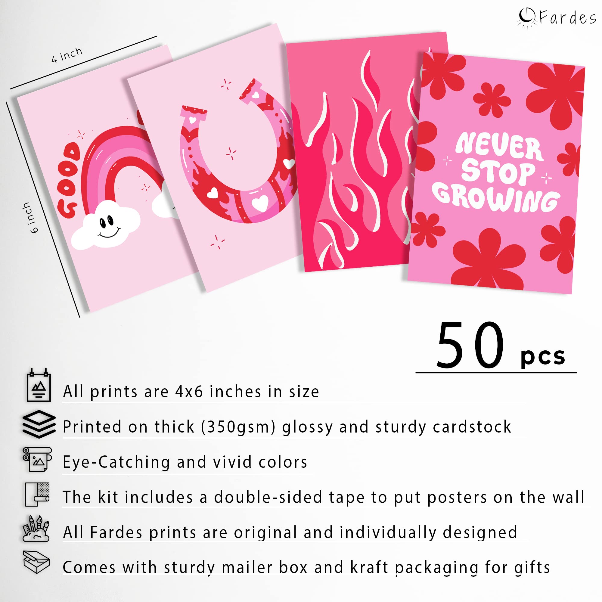 Preppy Aesthetic Wall Collage Kit â€?Cute Posters for Girls' Bedroom Decor