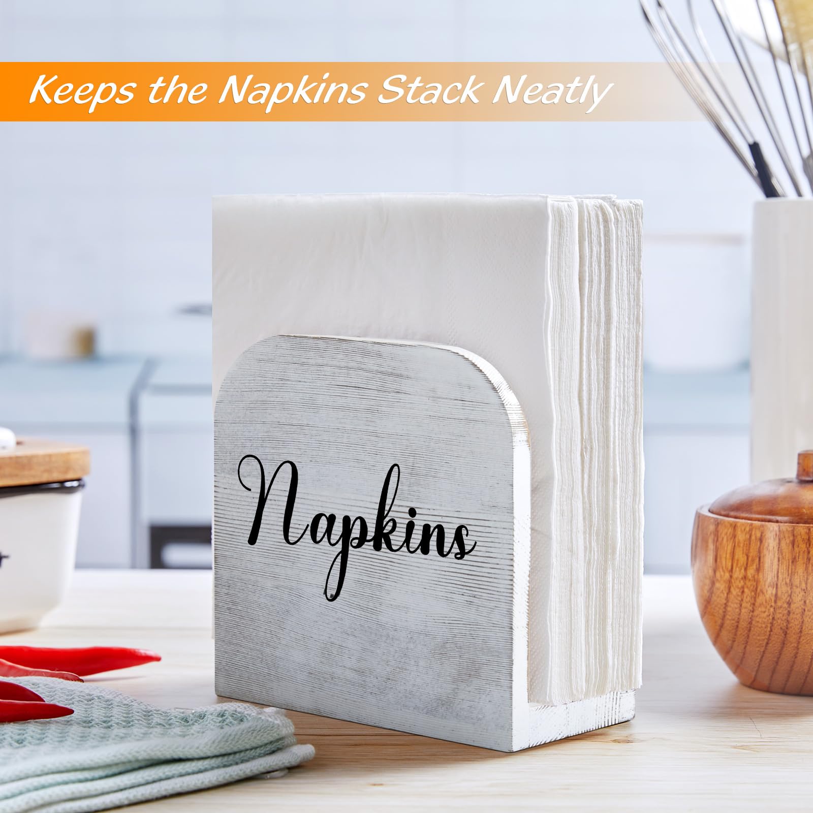 Wooden Napkin Holder