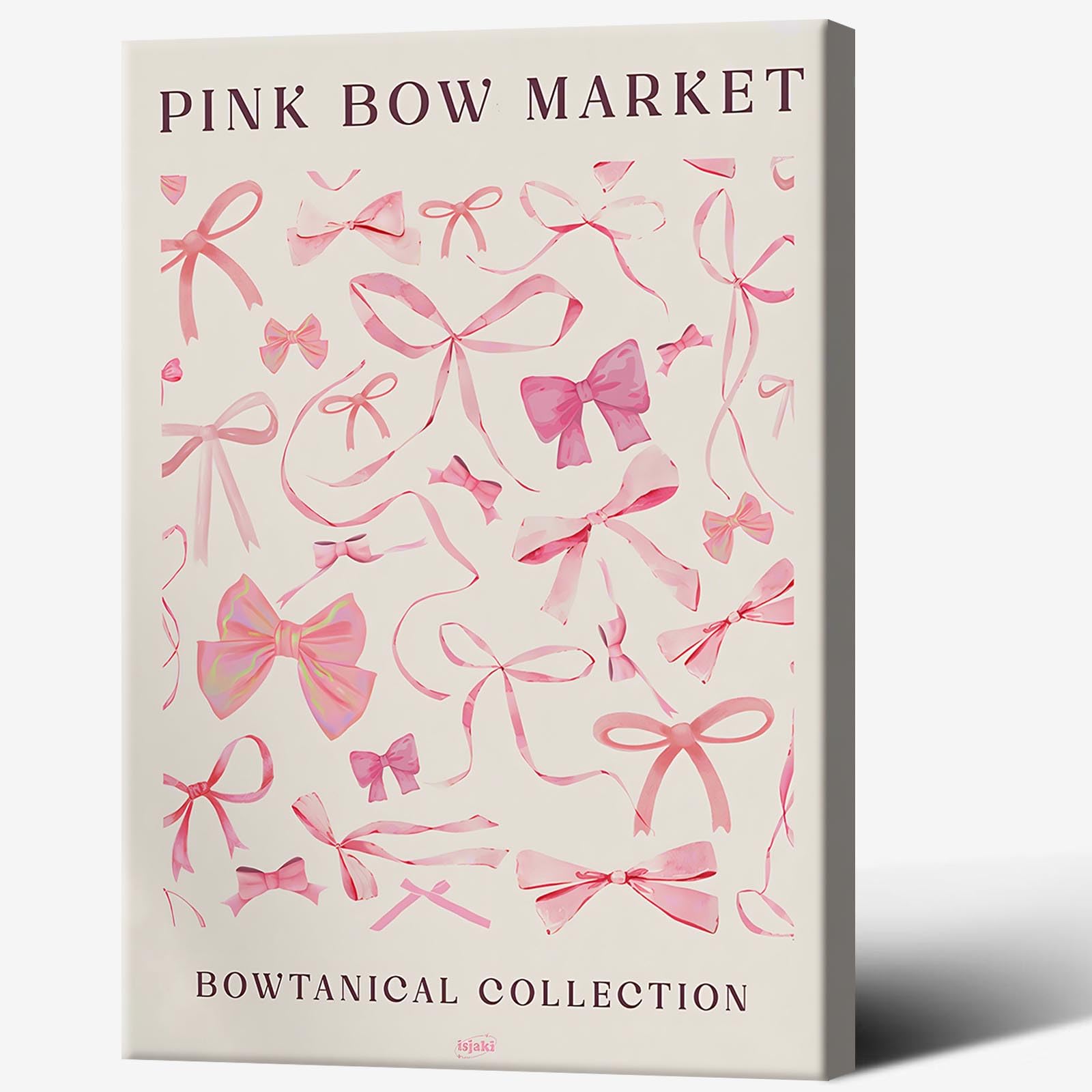 Canva Wall Art Coquette Watercolor - Aesthetic Home Bedroom Dorm Wall Decor 12x16in Unframed