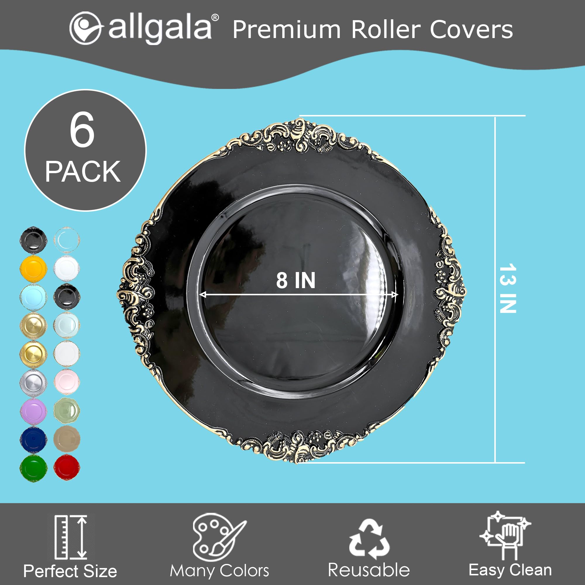 Heavy Quality Round Charger Plates