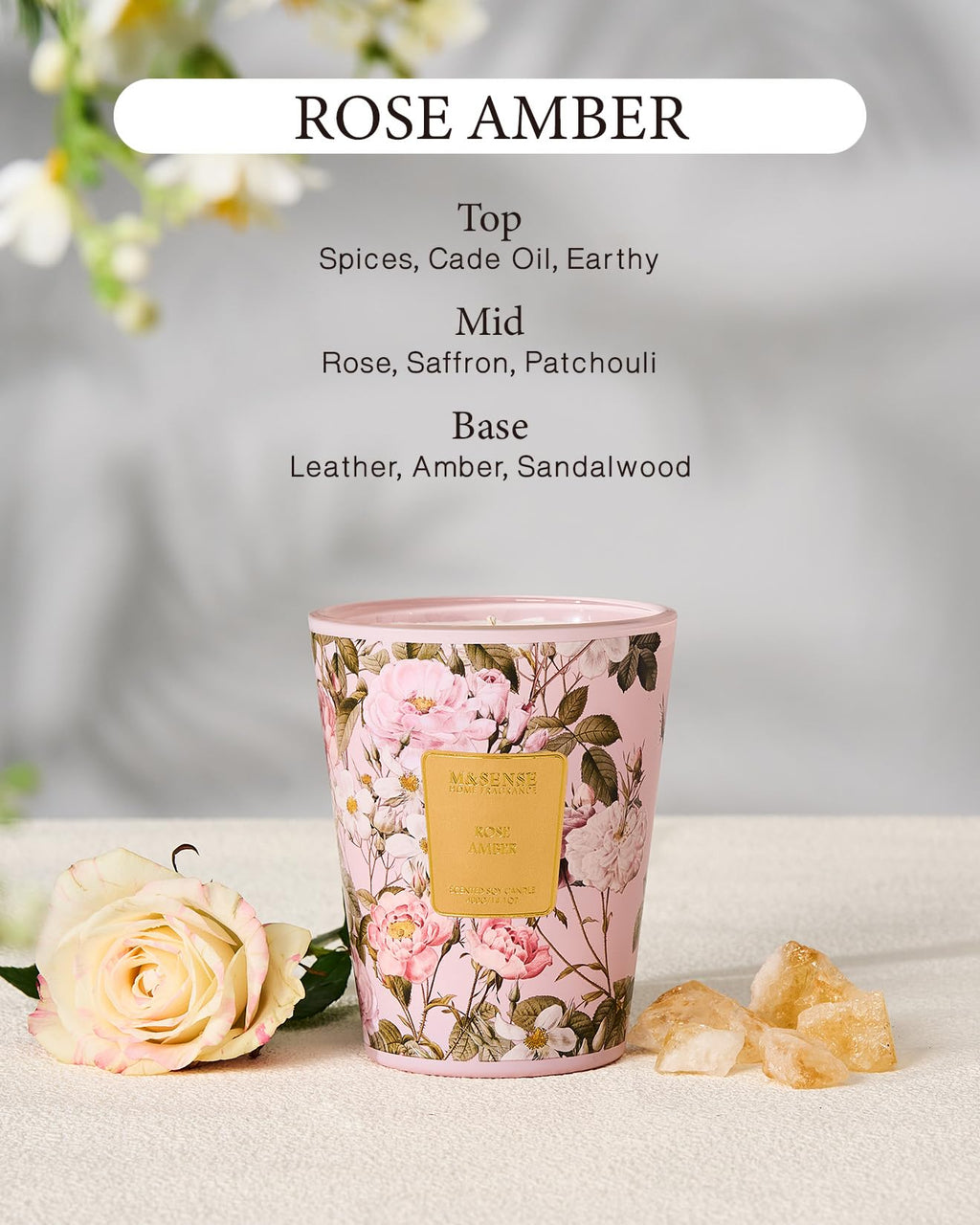 Large Soy Scented Candles, Non Toxic Natural Spring Candles 35oz 150 Hours Long Lasting Slow Burning